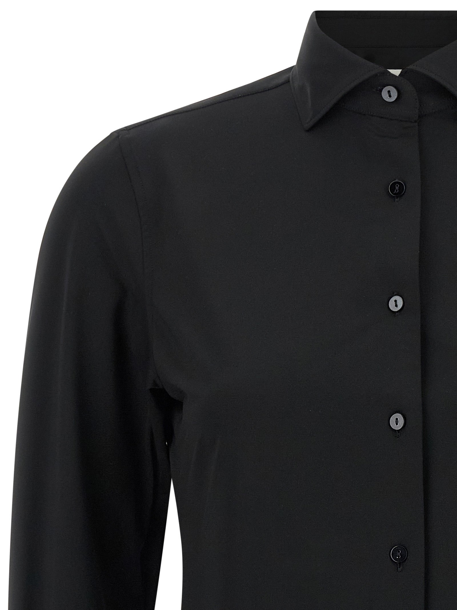 XACUS Black Polyamide Blouse