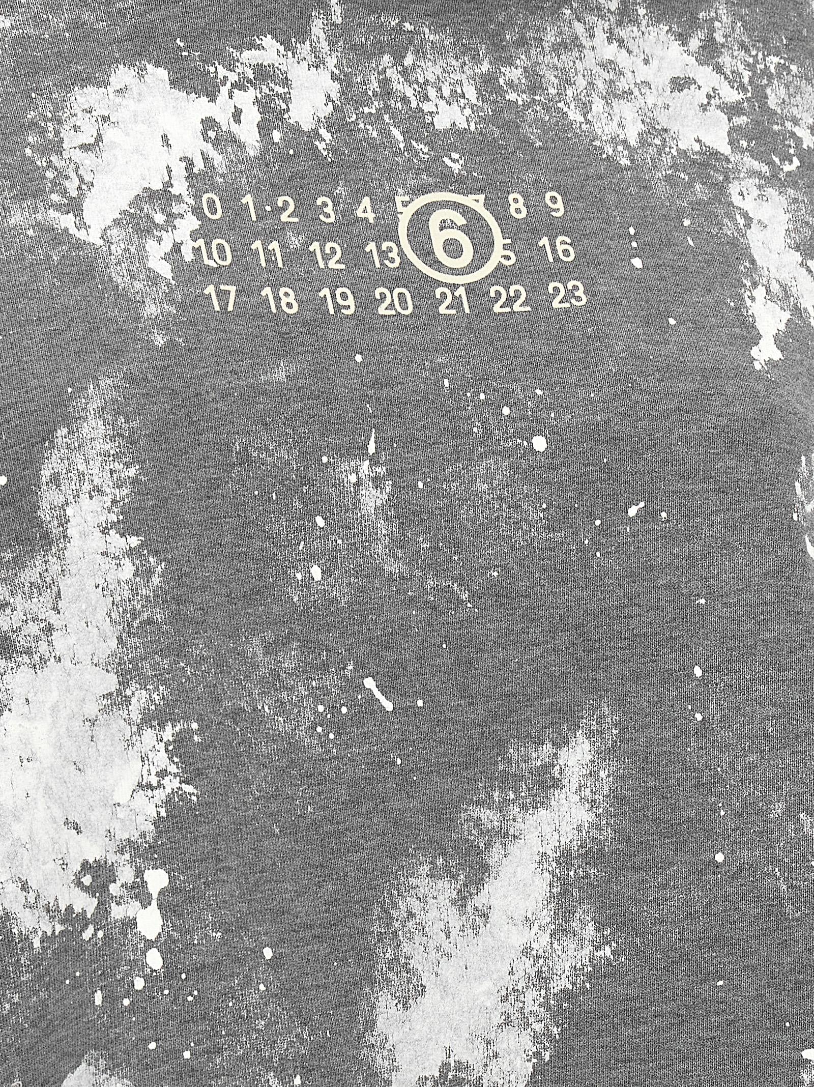 MM6 Maison Margiela Gray Cotton Sweatshirt