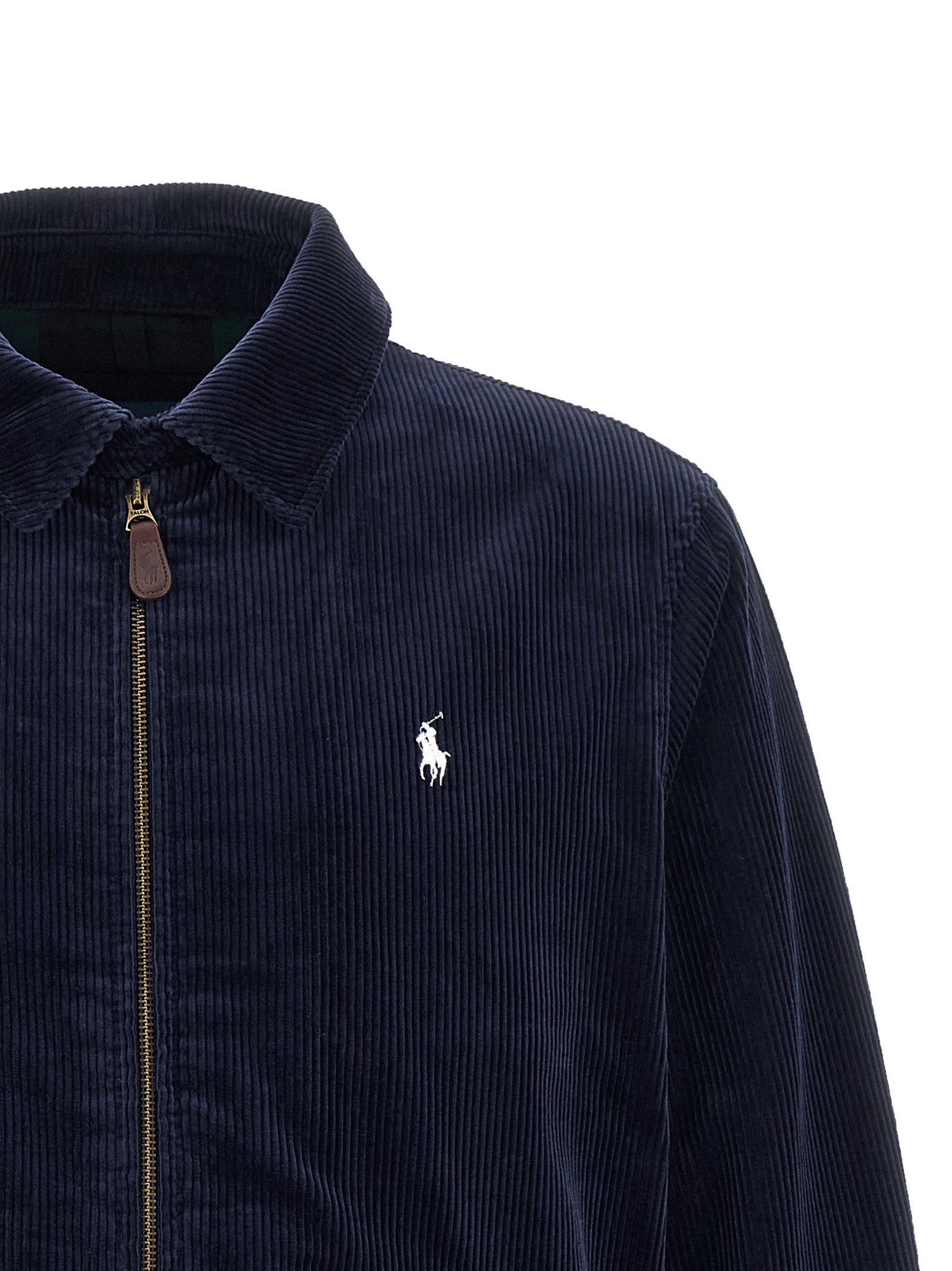 Polo Ralph Lauren Blue Cotton Full-Length Jacket