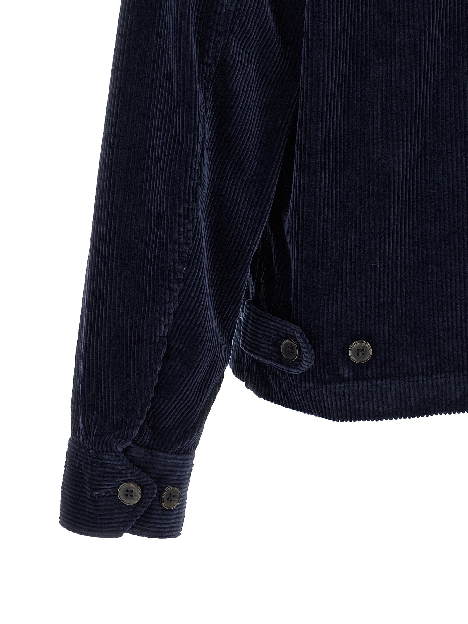 Polo Ralph Lauren Blue Cotton Full-Length Jacket