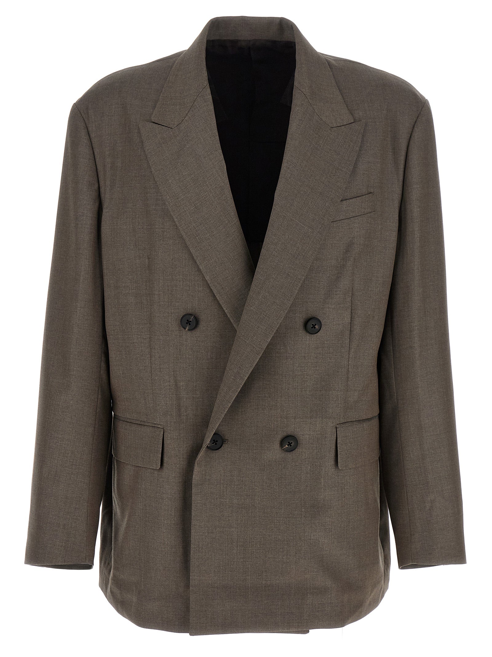 SSSTEIN Gray Wool Blazer