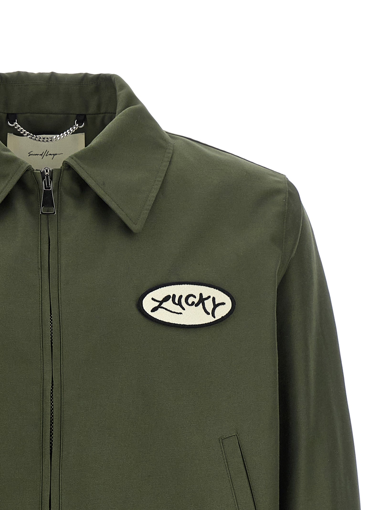 SECOND/LAYER Olive Utility Jacket