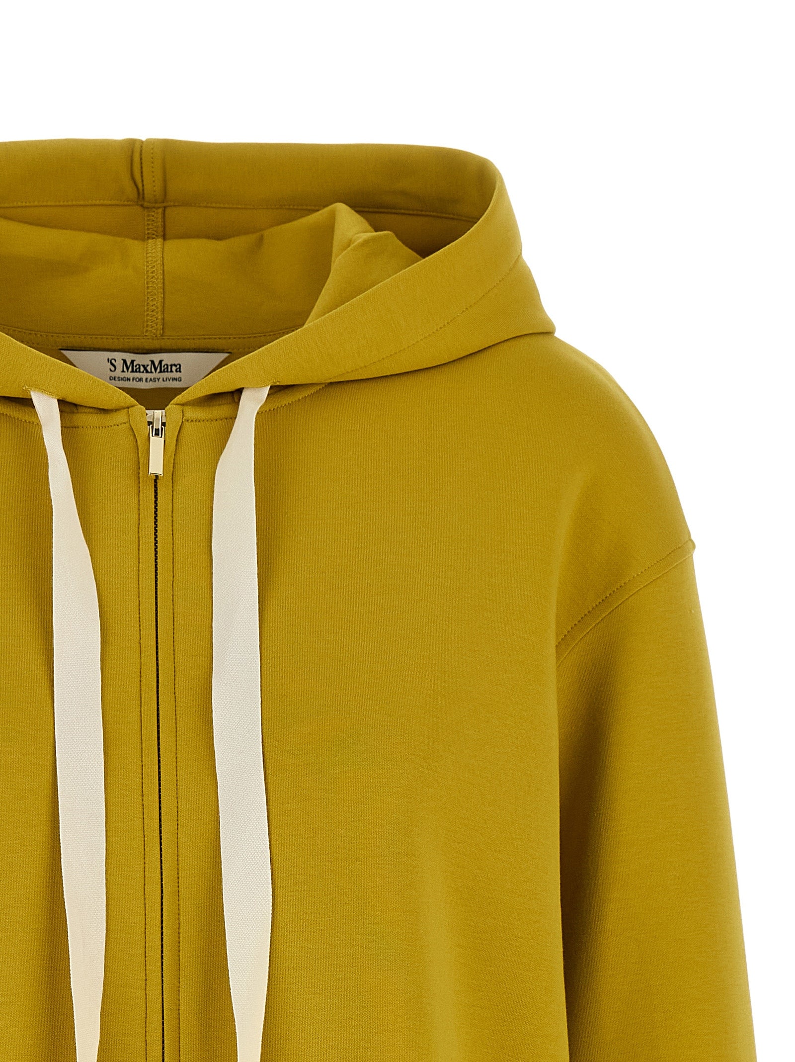 'S Max Mara Bicolor Cotton Hoodie