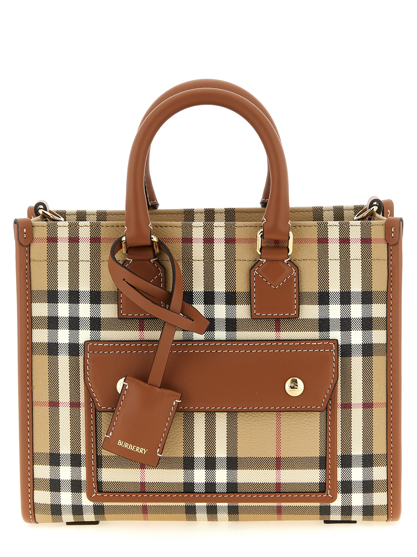 Burberry Beige Polyethylene Tote Bag