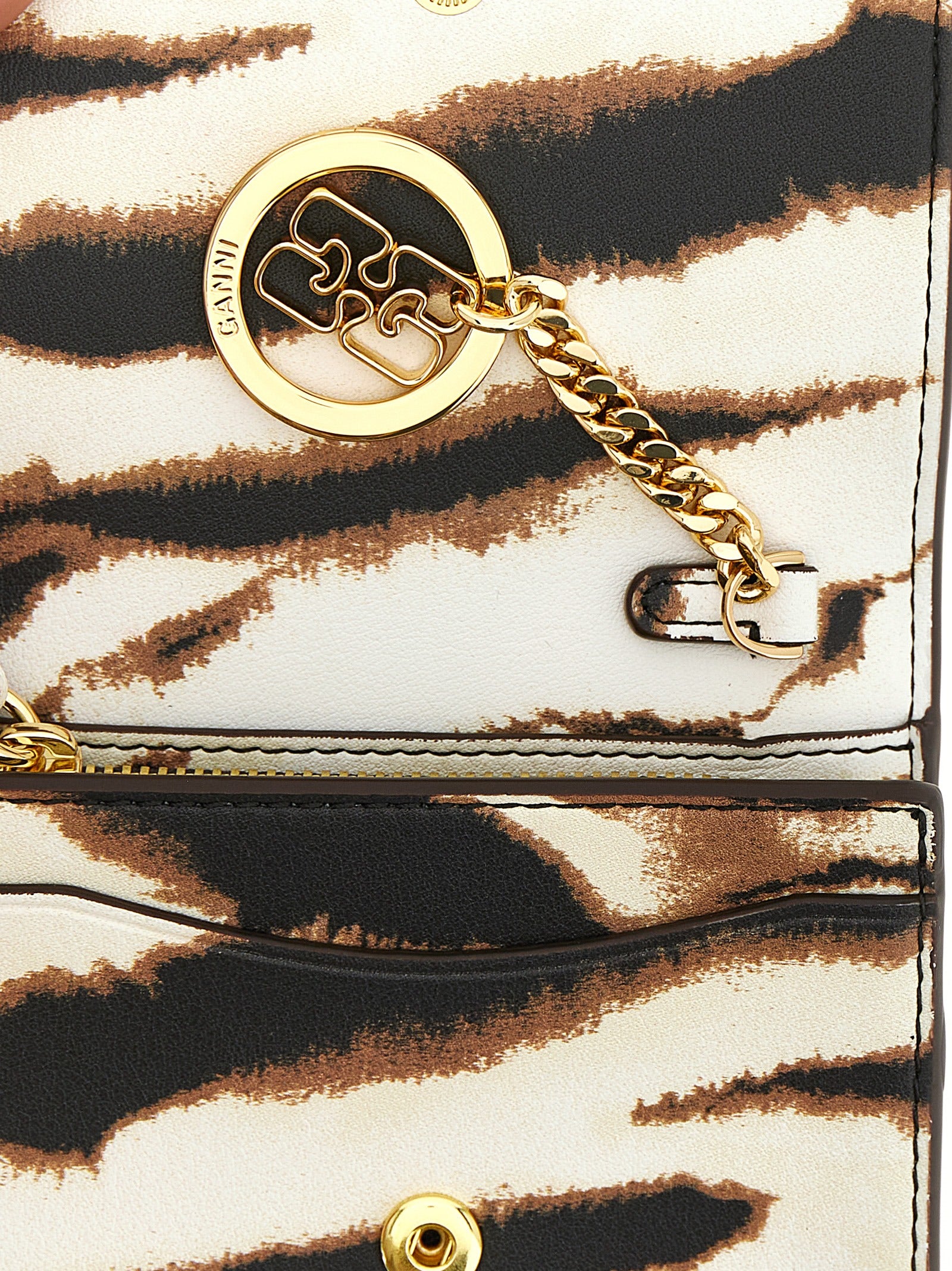 Ganni Multicolor Polyester Cardholder