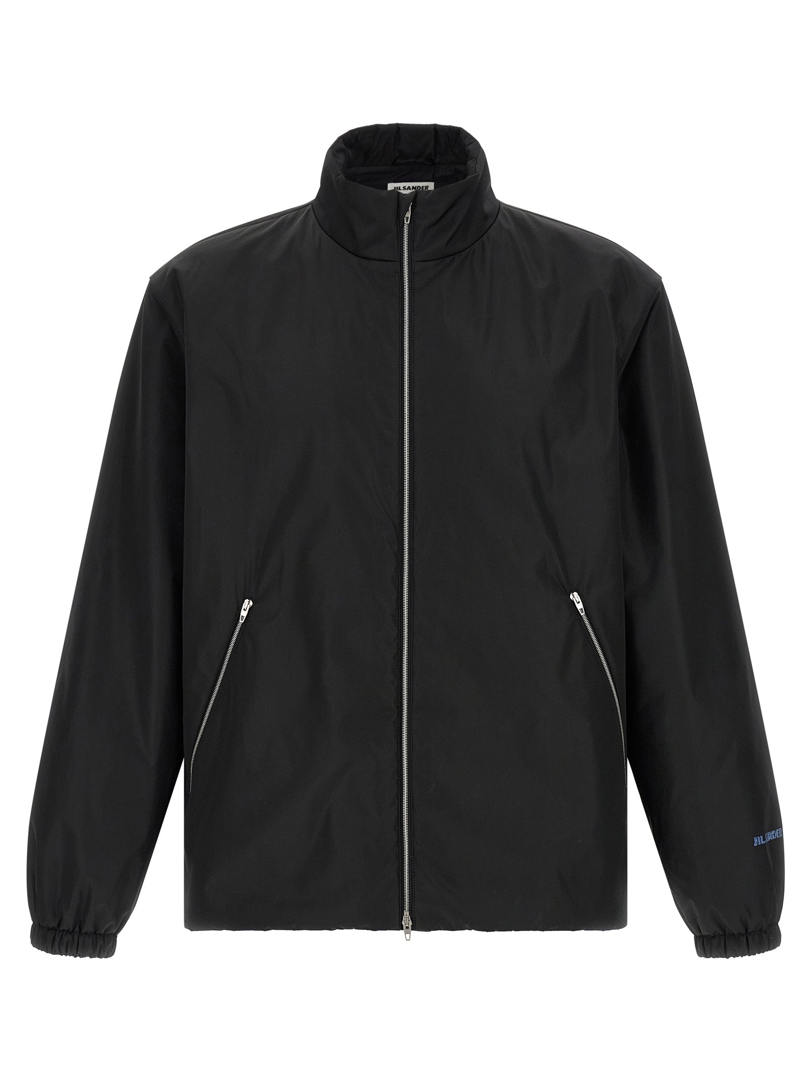 Jil Sander Black Polyester Full-Length Jacket