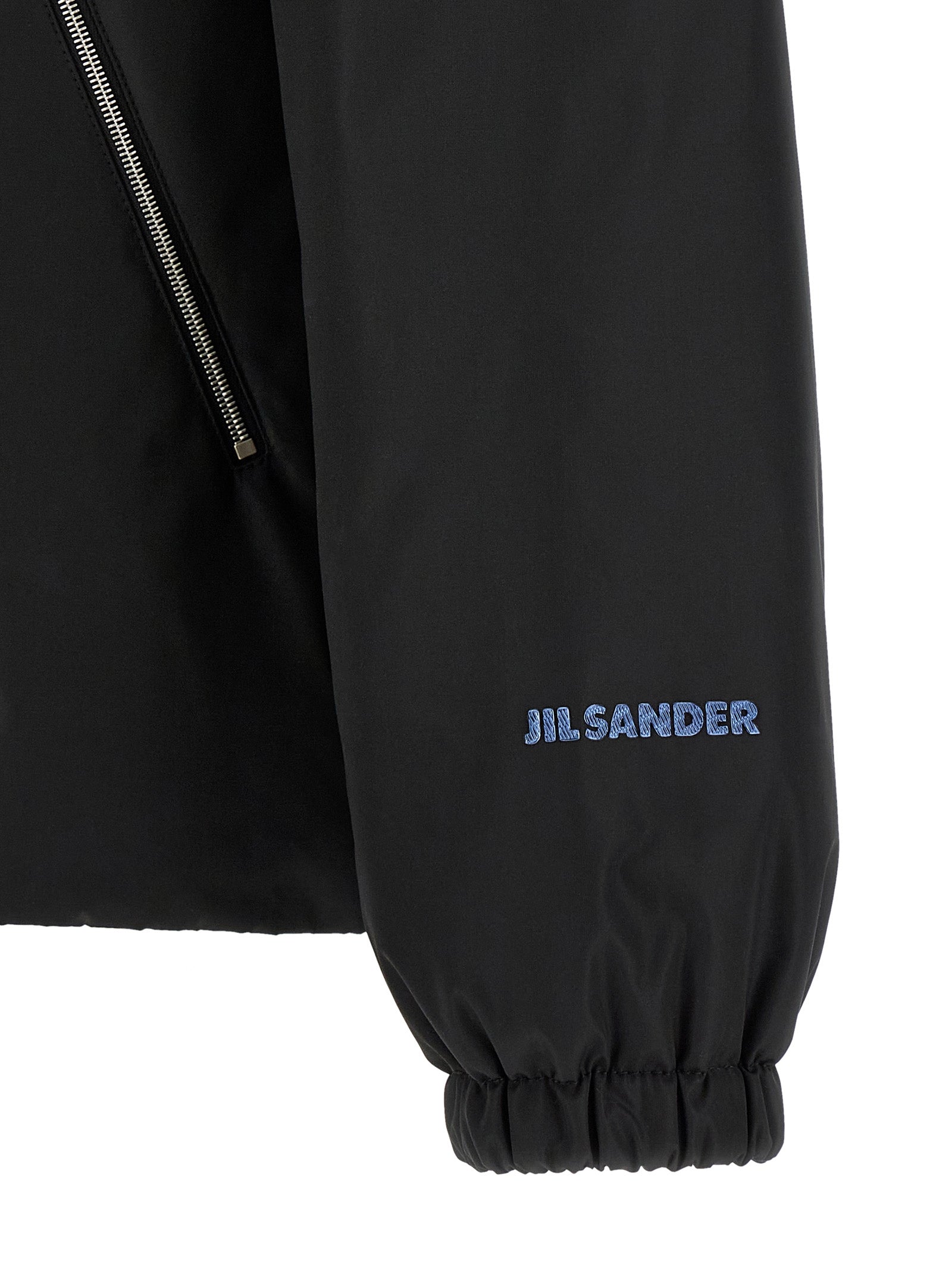 Jil Sander Black Polyester Full-Length Jacket