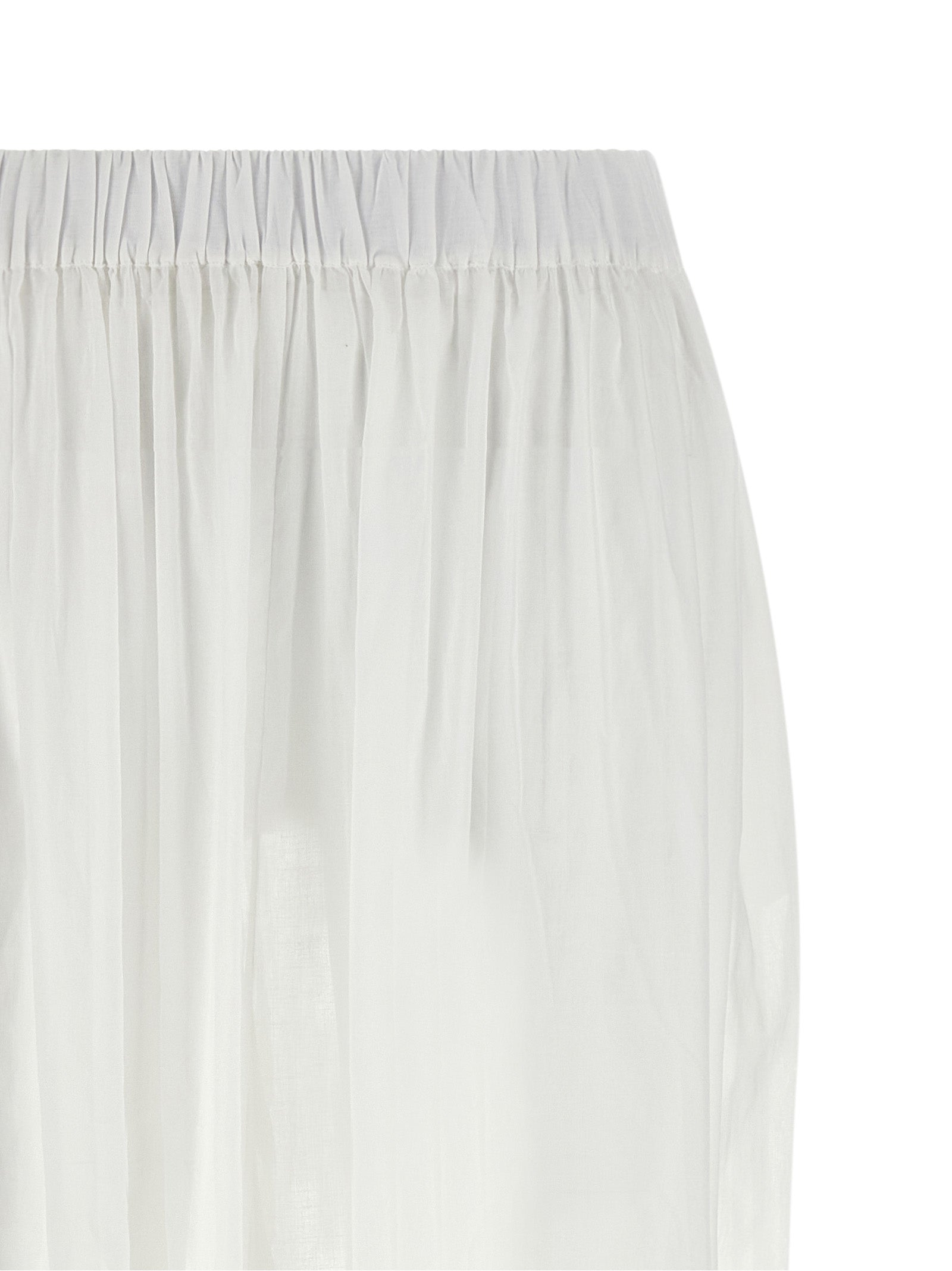 The Andamane White Cotton Casual Pants