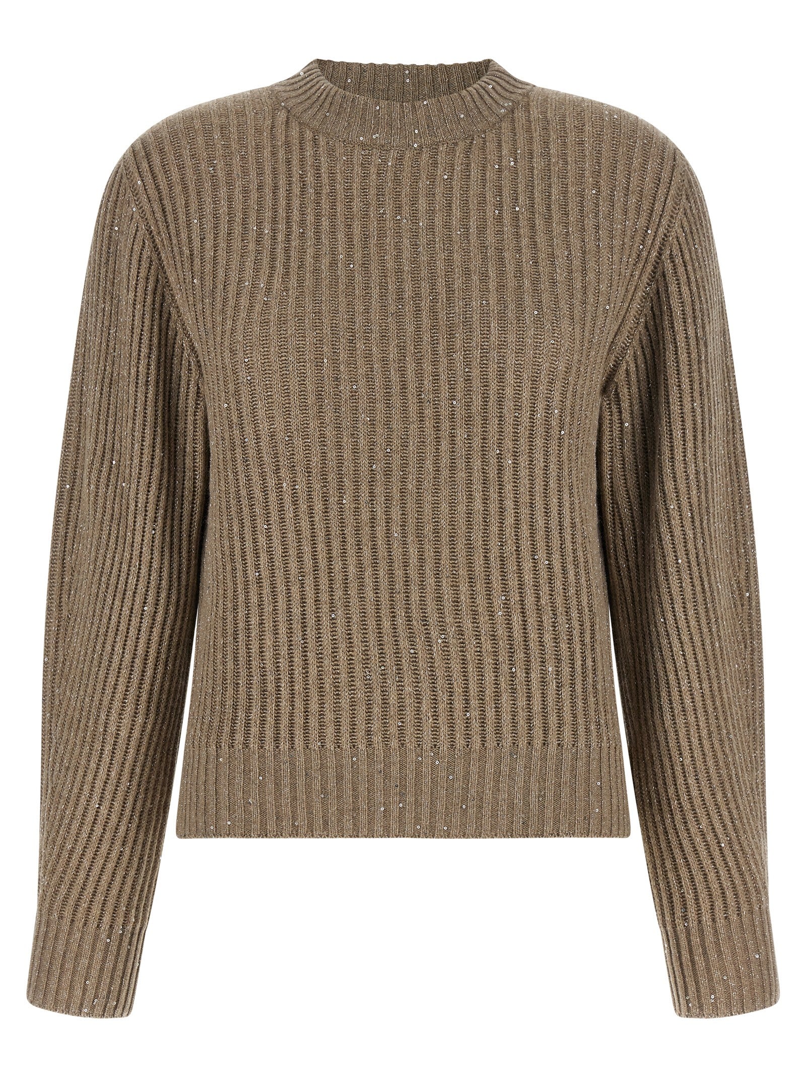 Brunello Cucinelli Beige Cashmere Cardigan