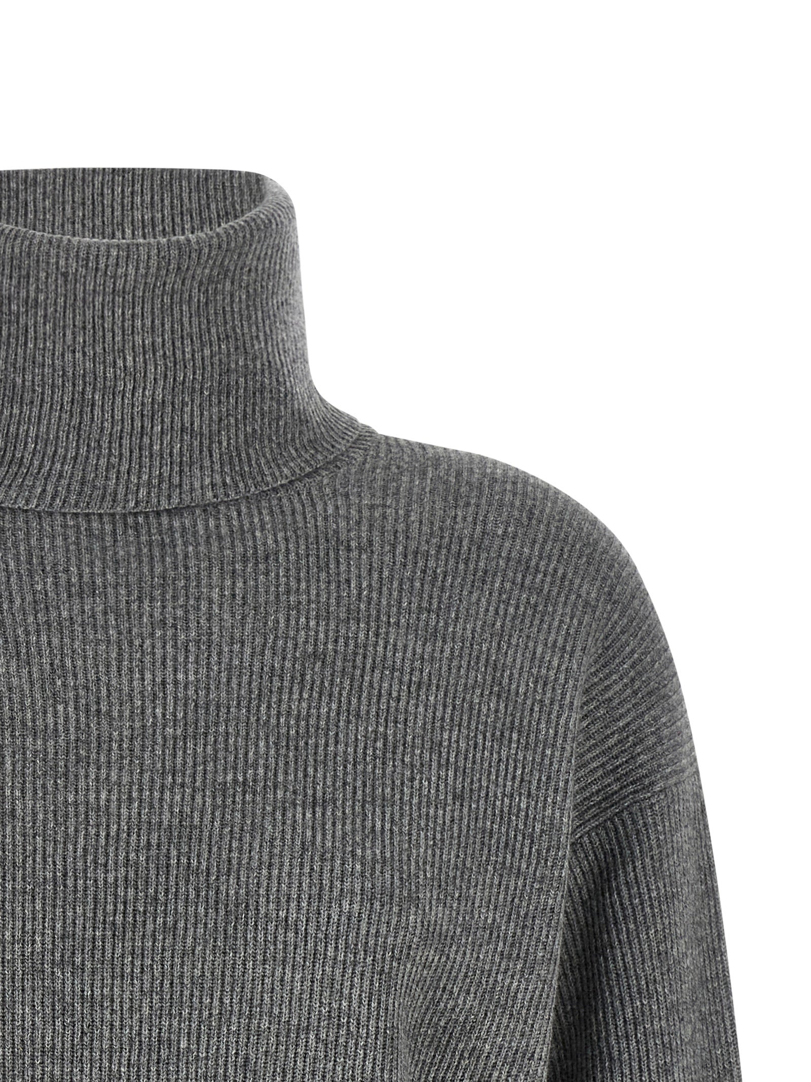 Brunello Cucinelli Gray Virgin Wool Cardigan