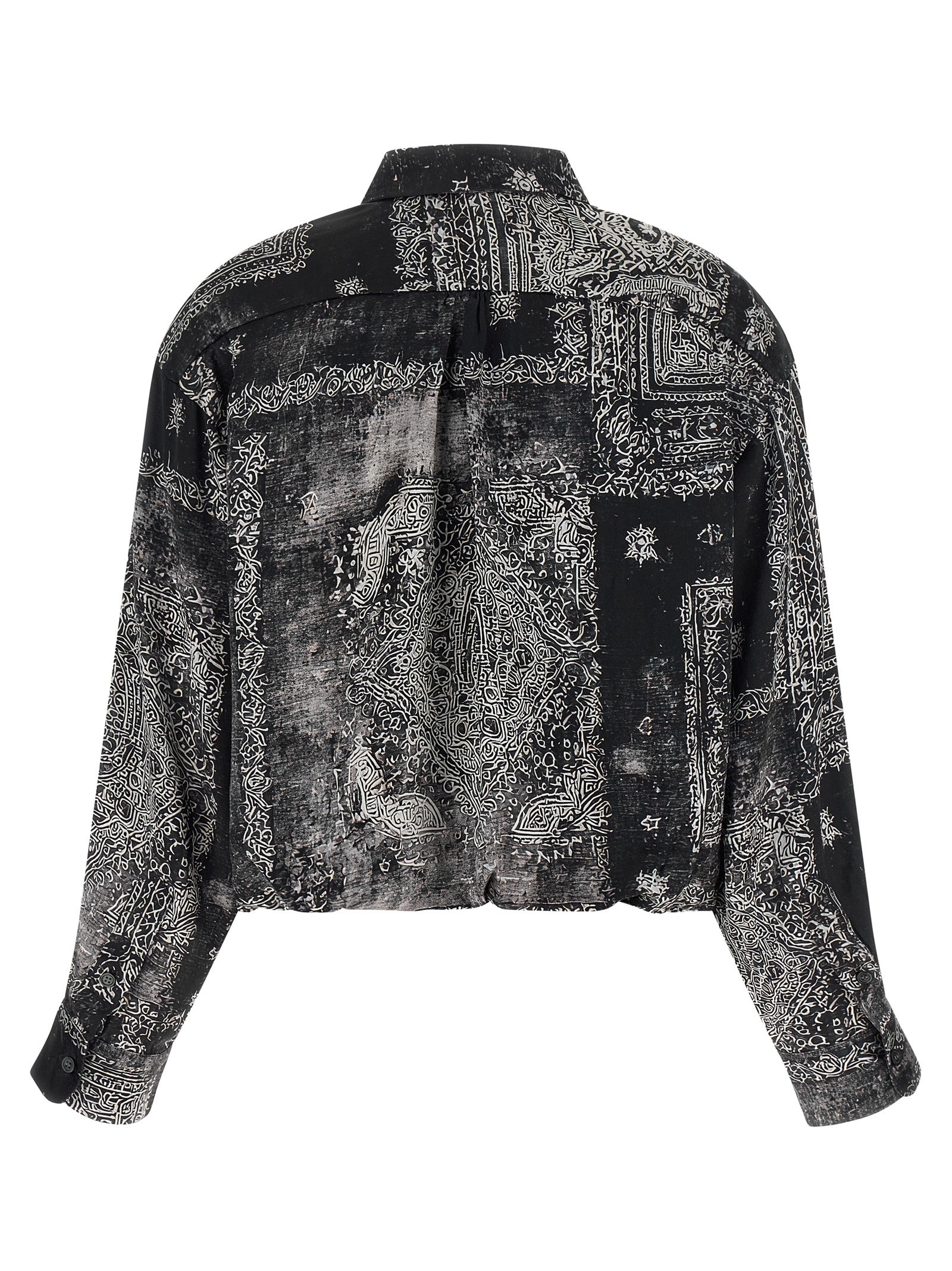 R13 Black Silk Blouse