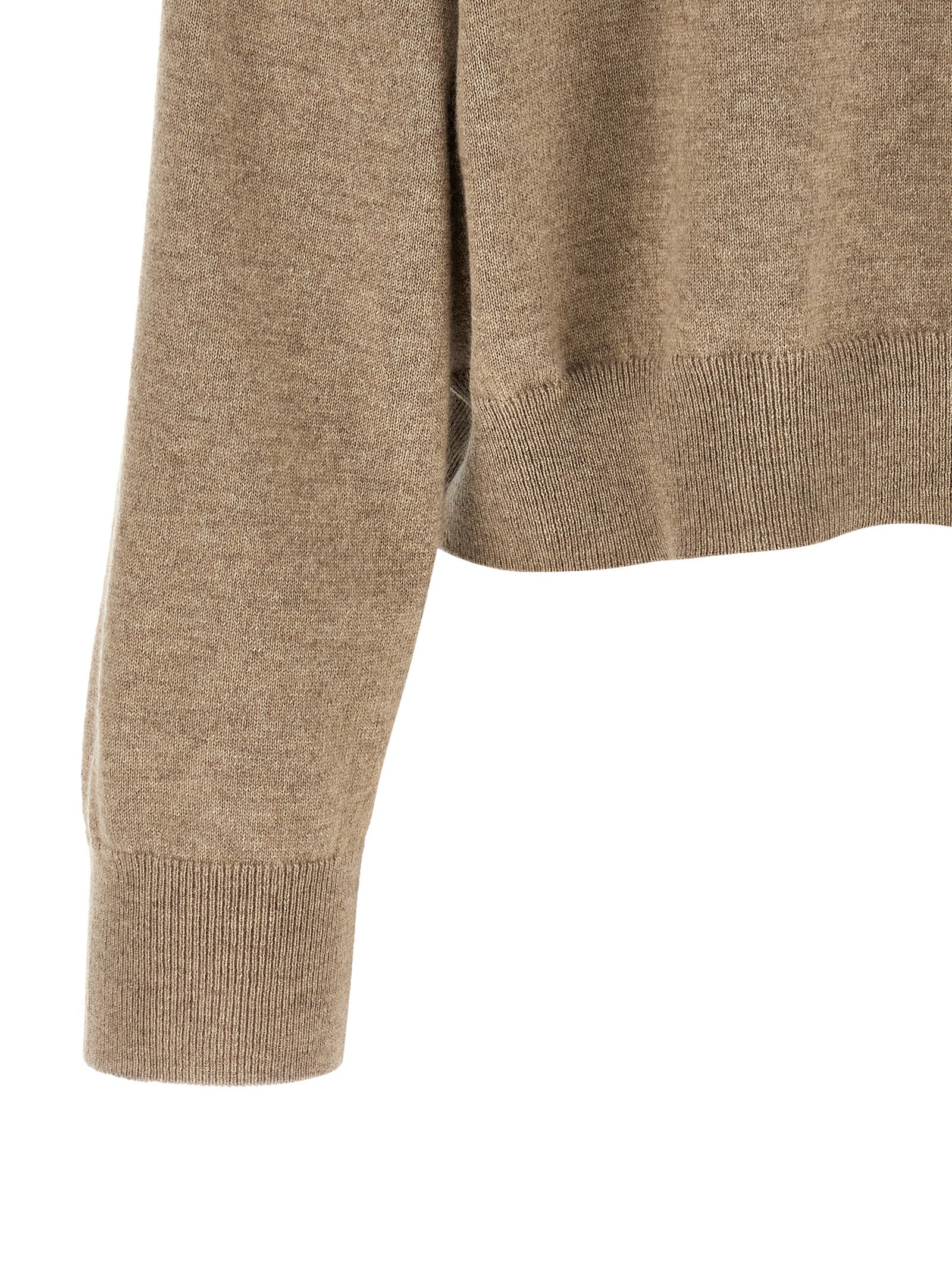 Brunello Cucinelli Beige Cashmere Cardigan
