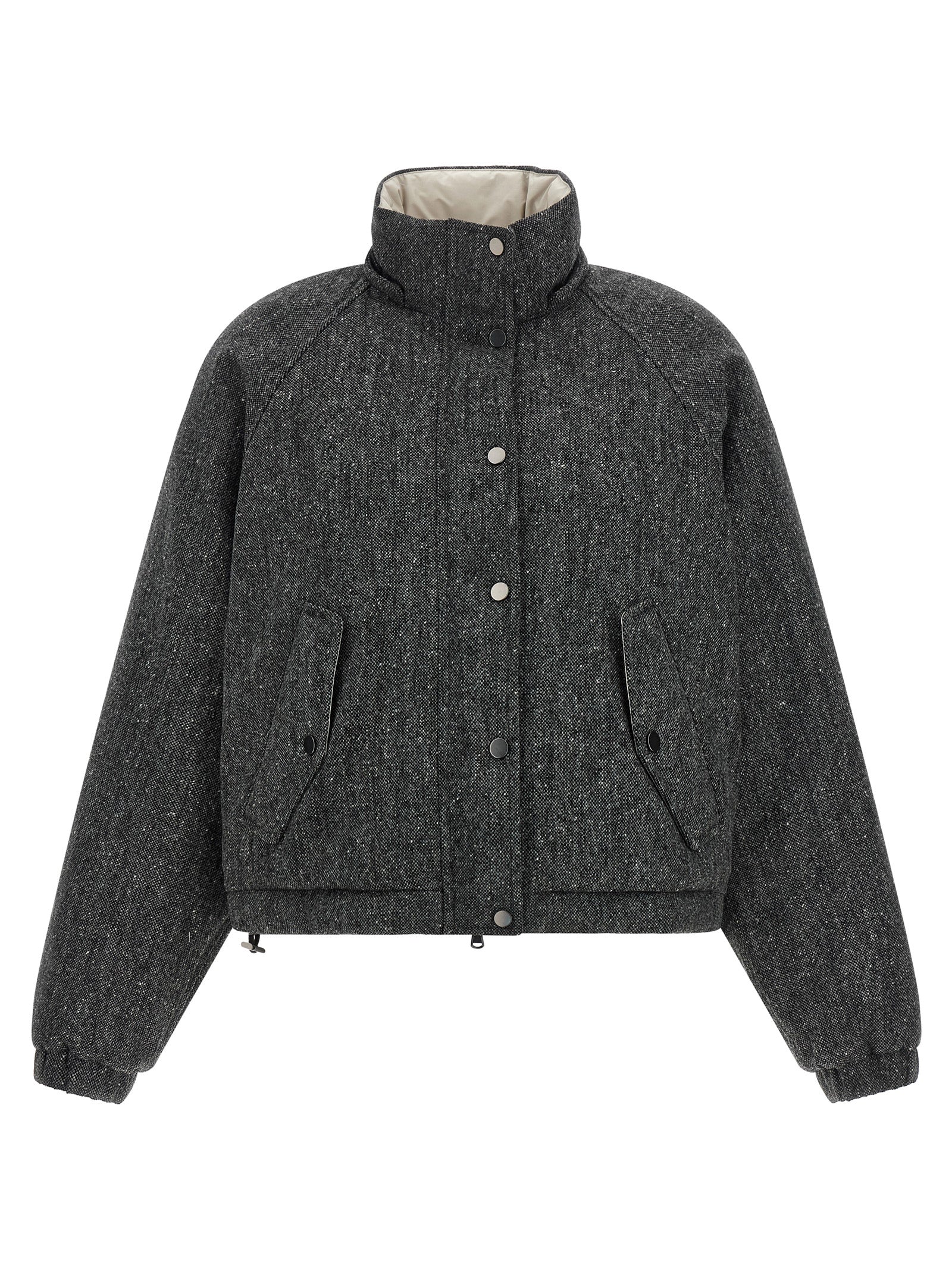 Brunello Cucinelli Gray Virgin Wool Jacket