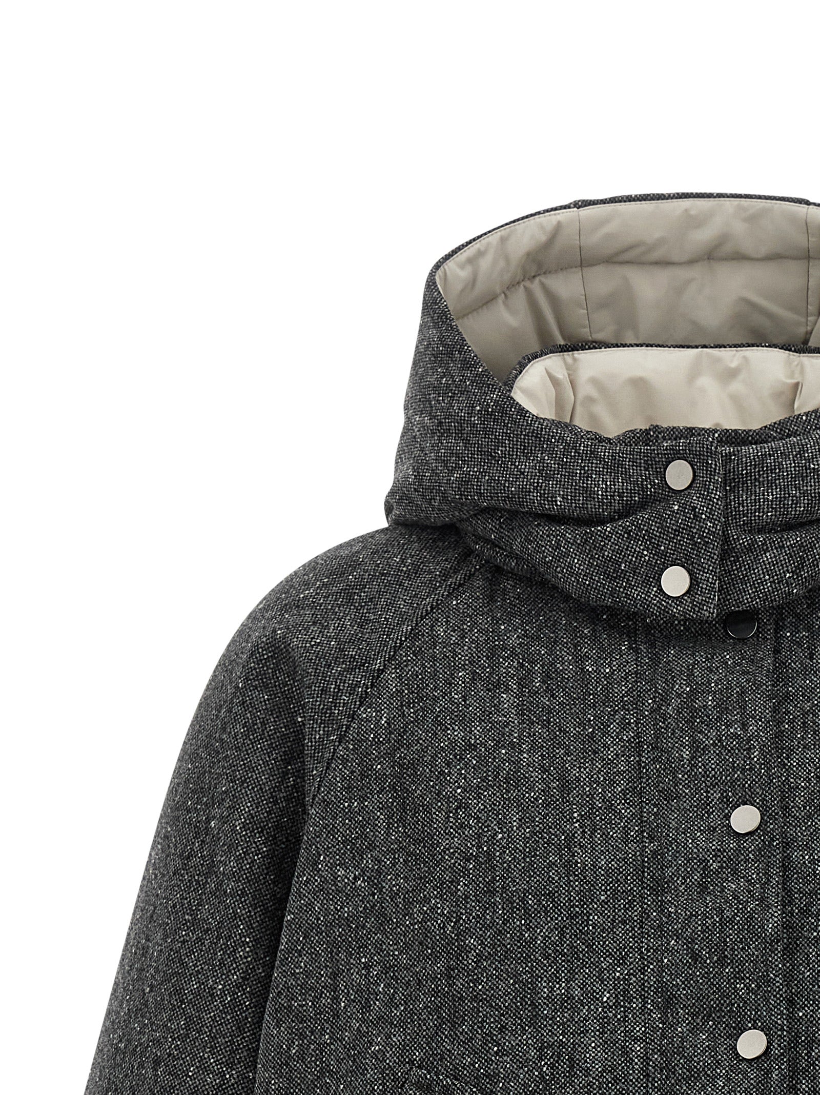 Brunello Cucinelli Gray Virgin Wool Jacket