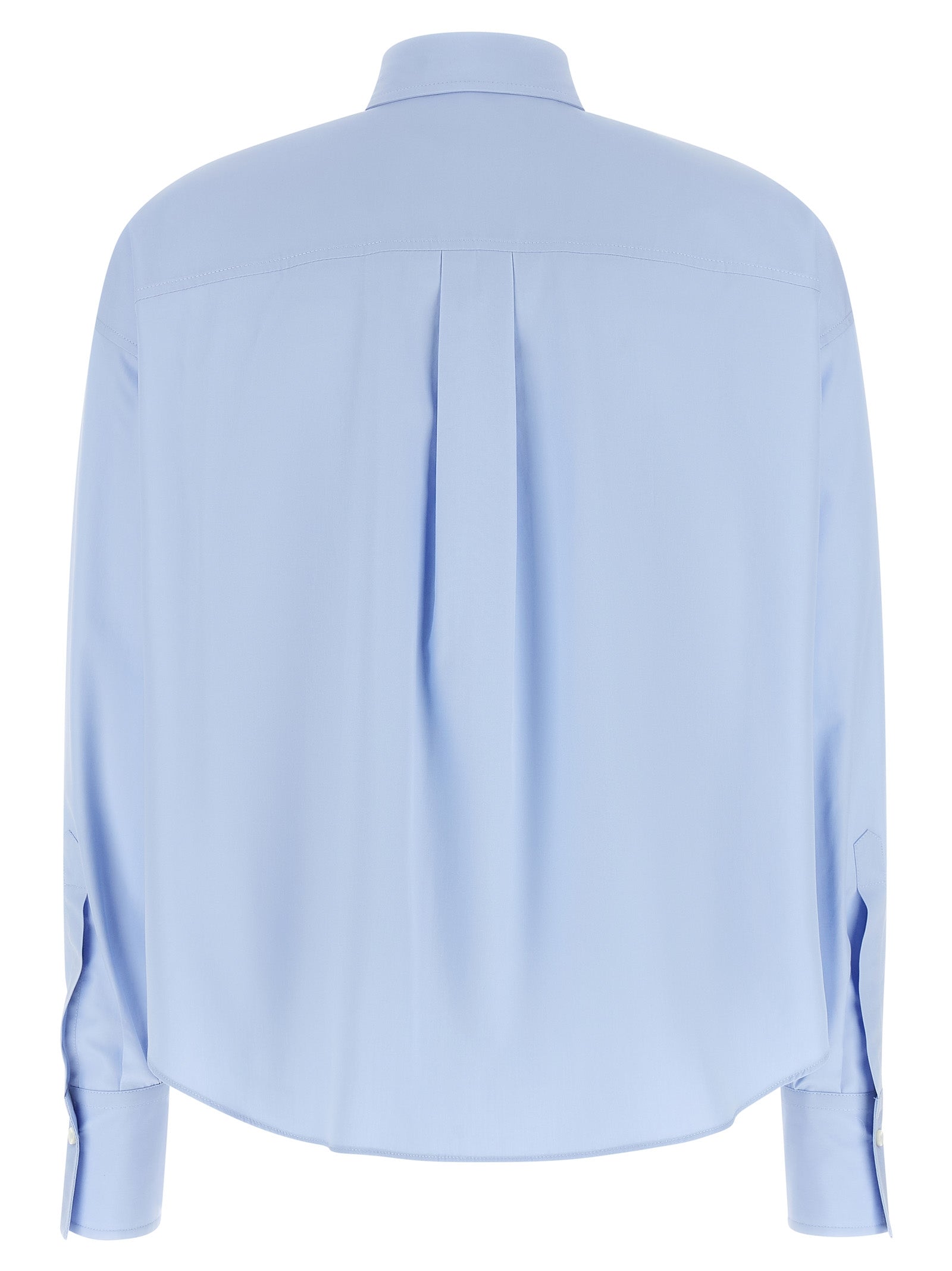 Brunello Cucinelli Blue Cotton Blouse