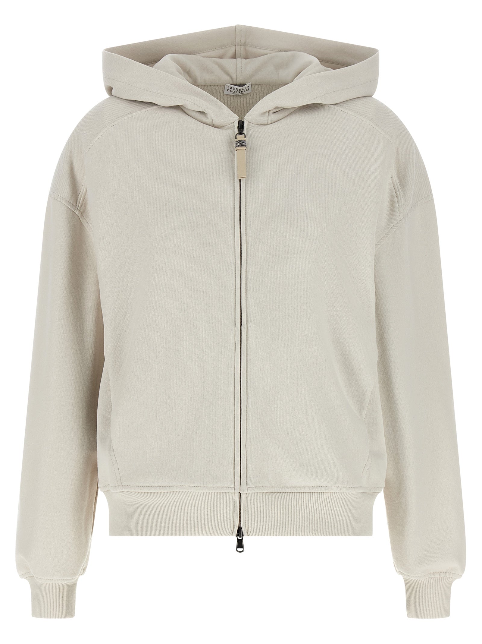 Brunello Cucinelli Beige Cotton Sweatshirt