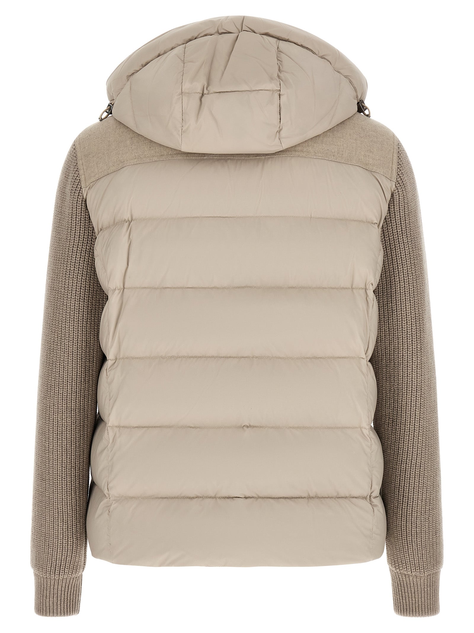 MooRER Beige Wool Full-Length Jacket