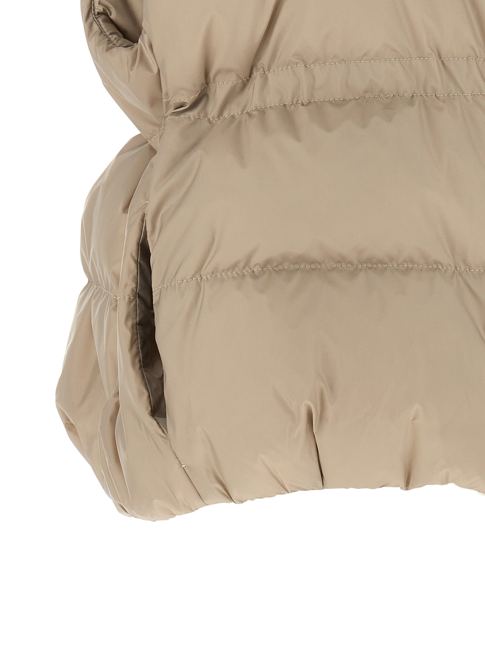 Brunello Cucinelli Gray Polyester Sleeveless Jacket