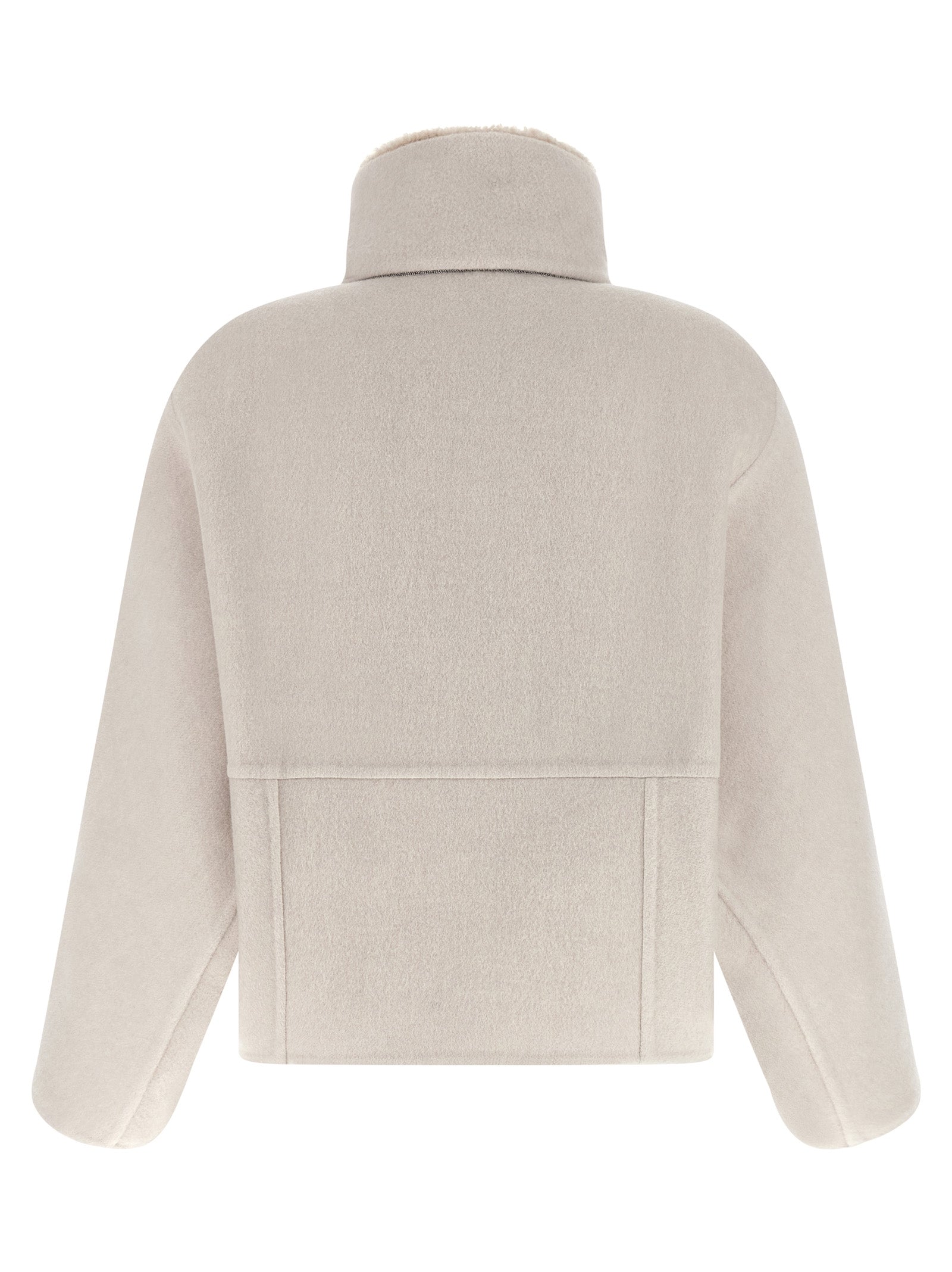 Brunello Cucinelli Gray Virgin Wool Coat