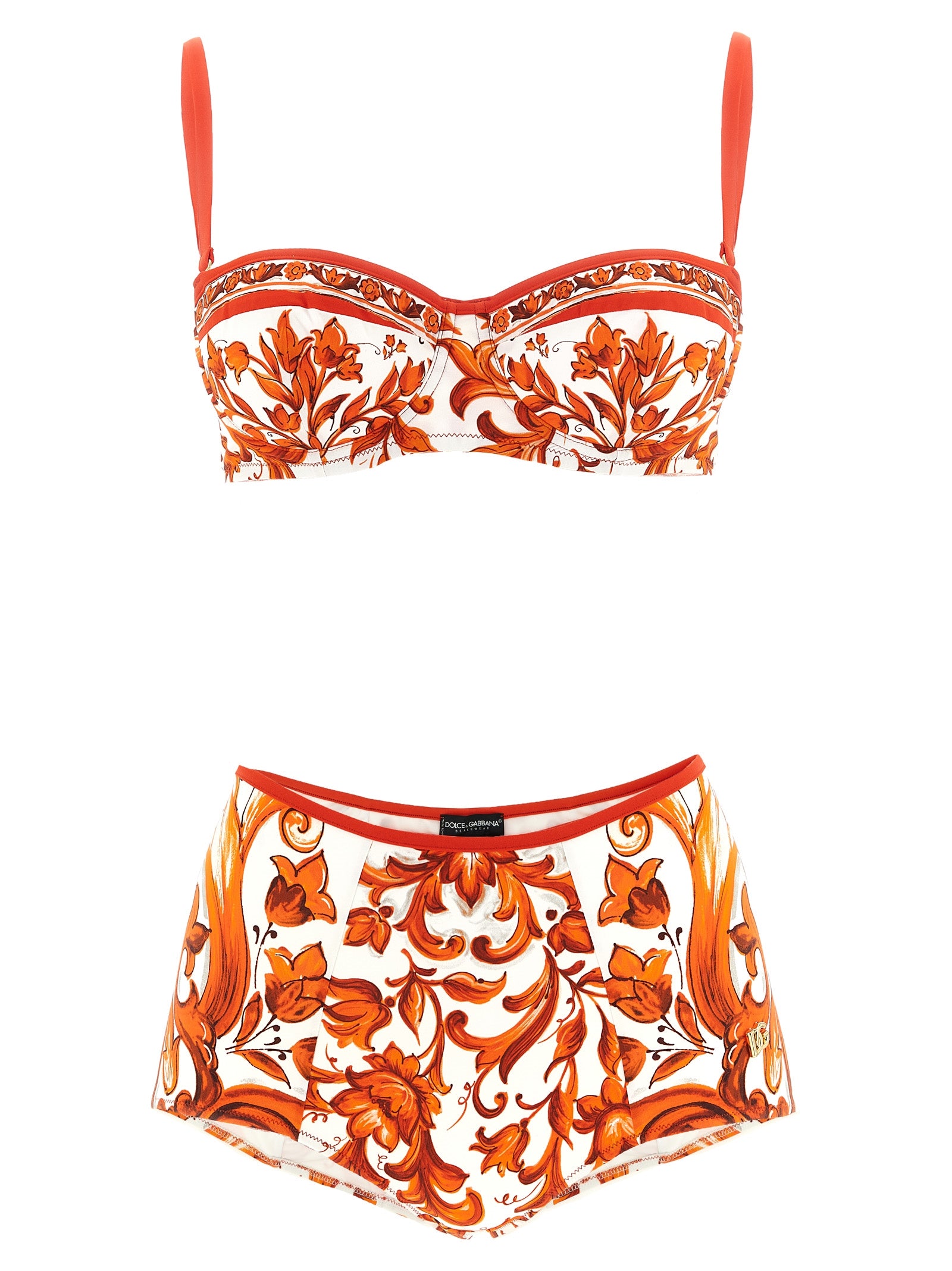 Dolce & Gabbana Orange Polyamide Bikini