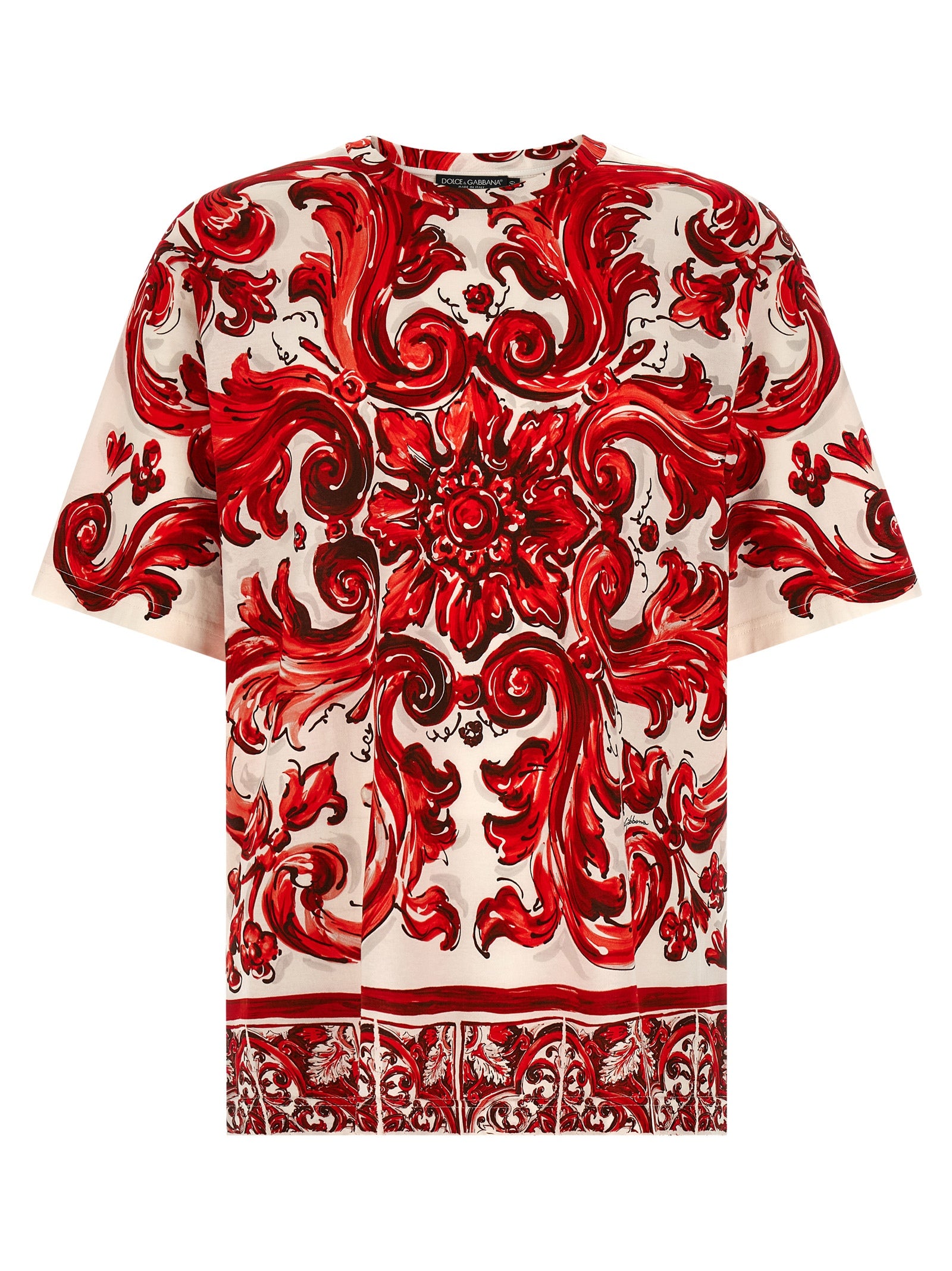 Dolce & Gabbana Multicolor Cotton T-Shirt