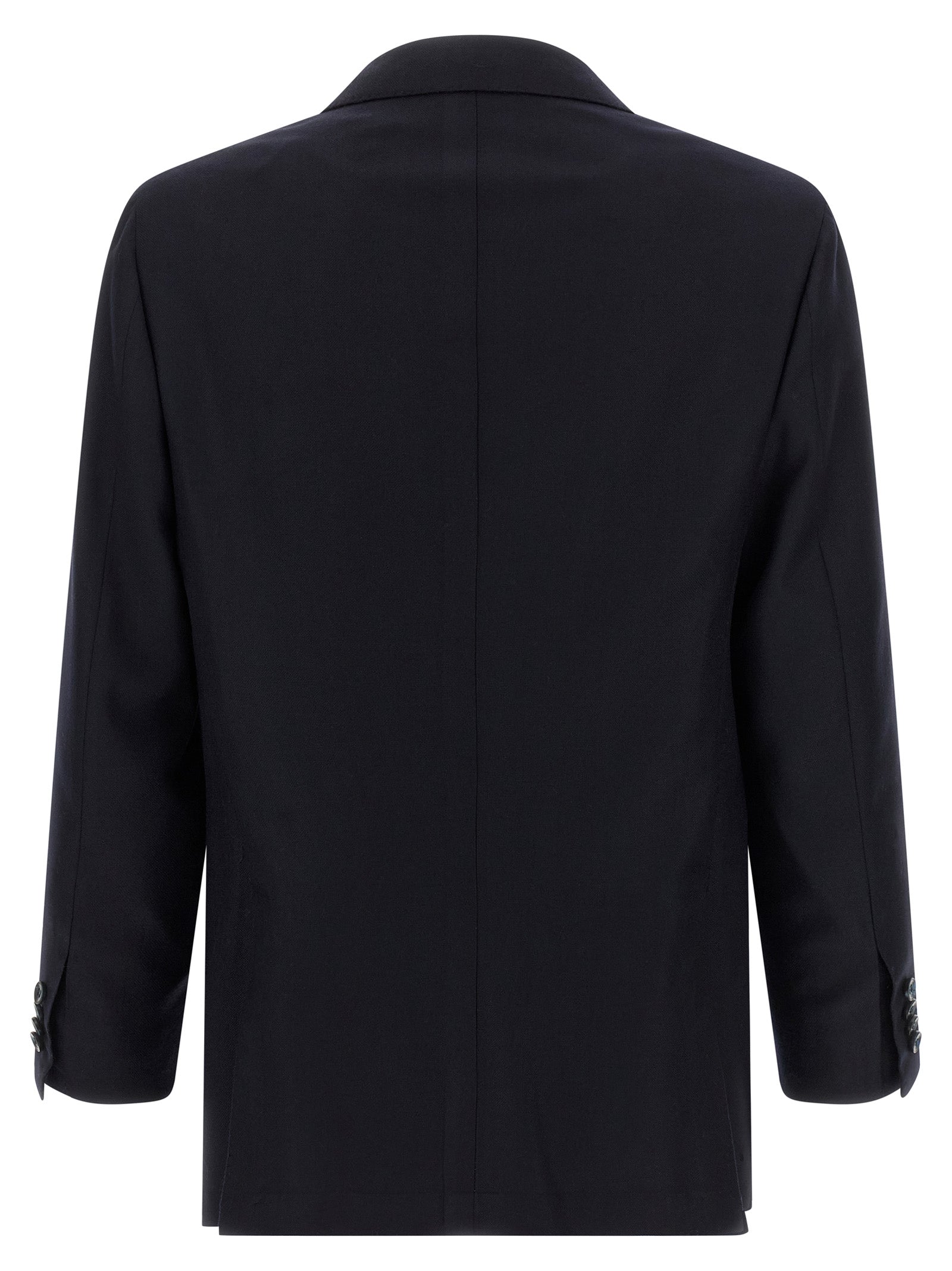Kiton Blue Virgin Wool Two-Piece Suit