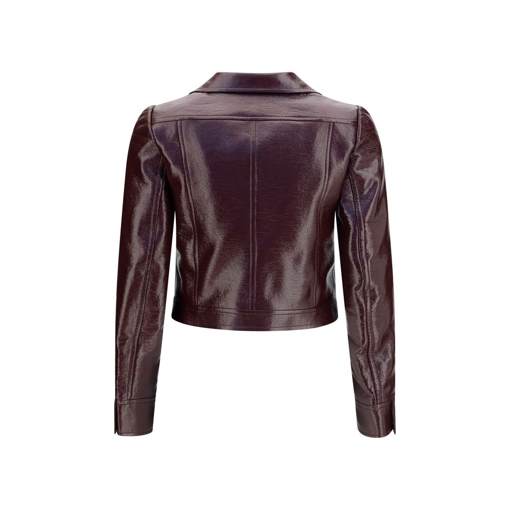 Courrèges Bordeaux Cotton Jacket