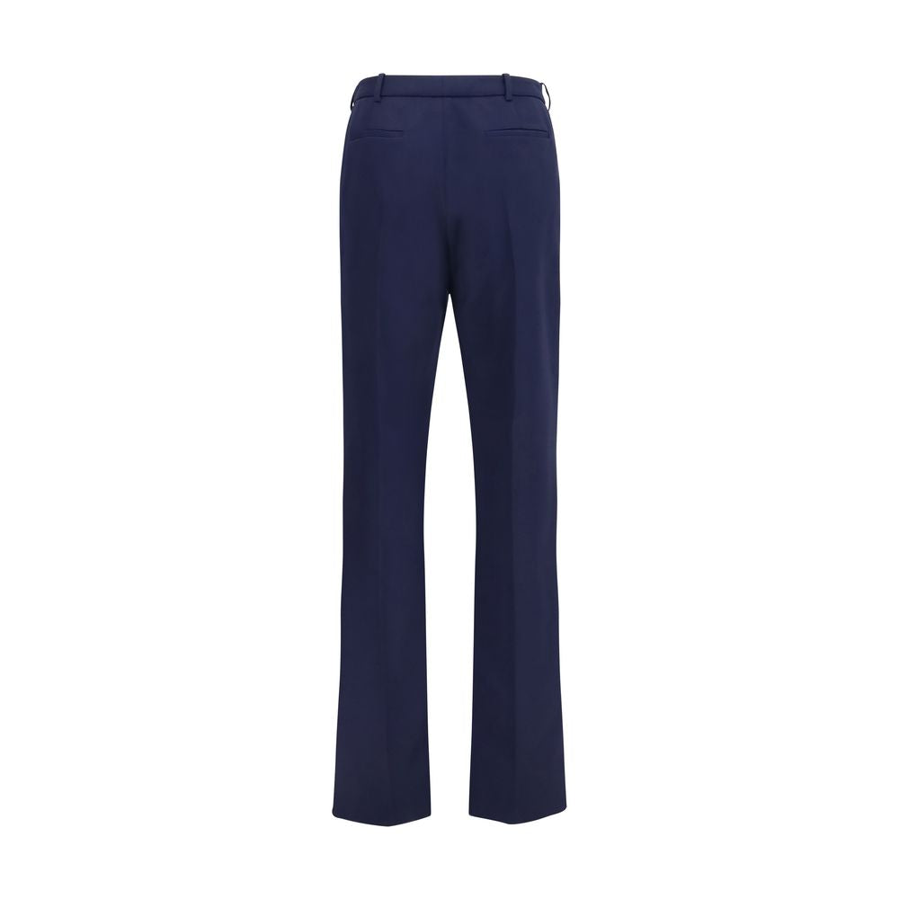 Balenciaga Blue Wool Oves Aries Pants