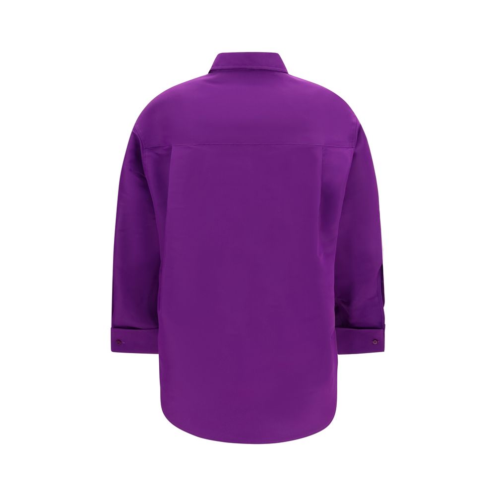 Balenciaga Purple Cotton Shirt