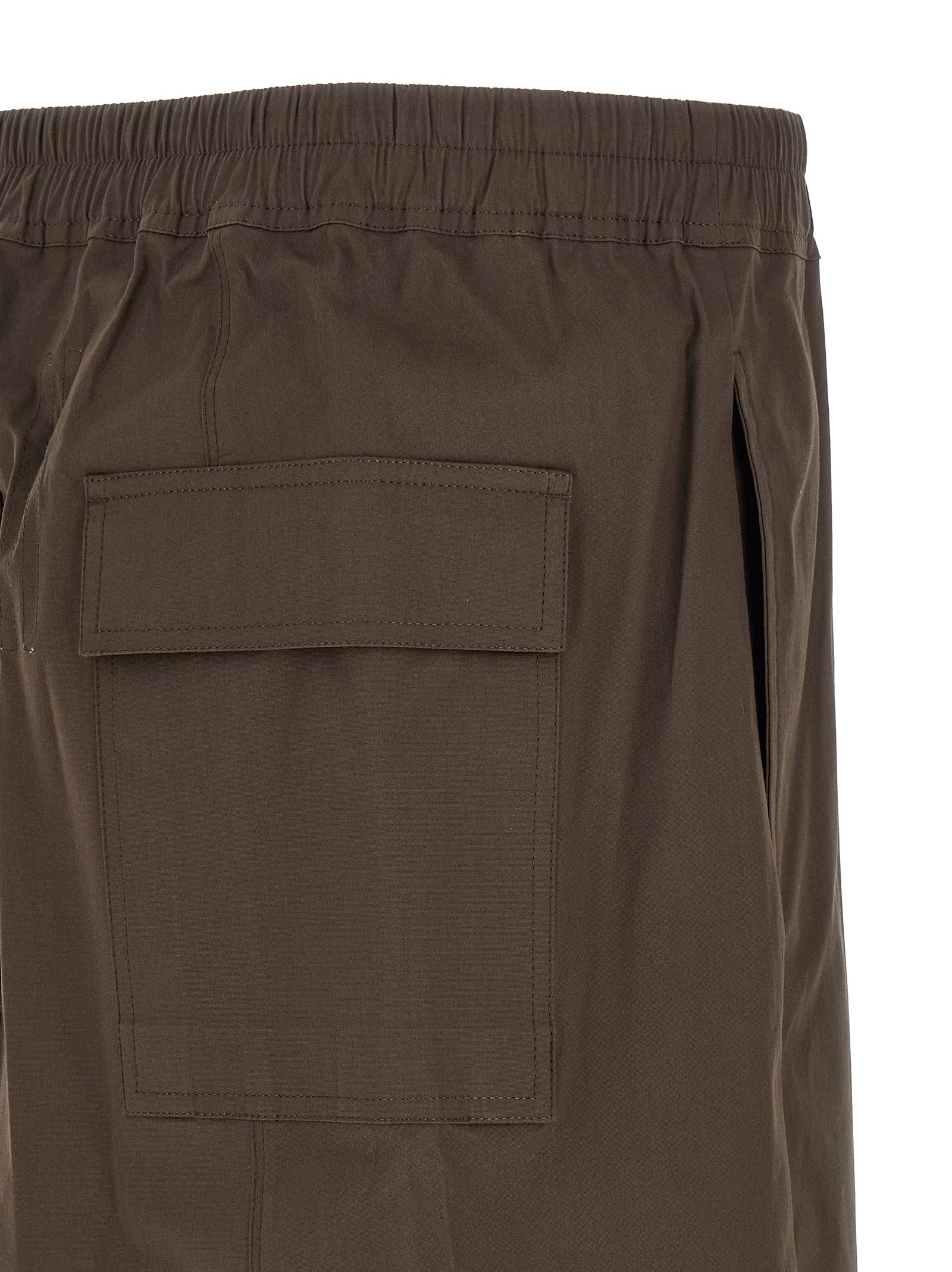 Rick Owens Brown Cotton Bermuda Shorts