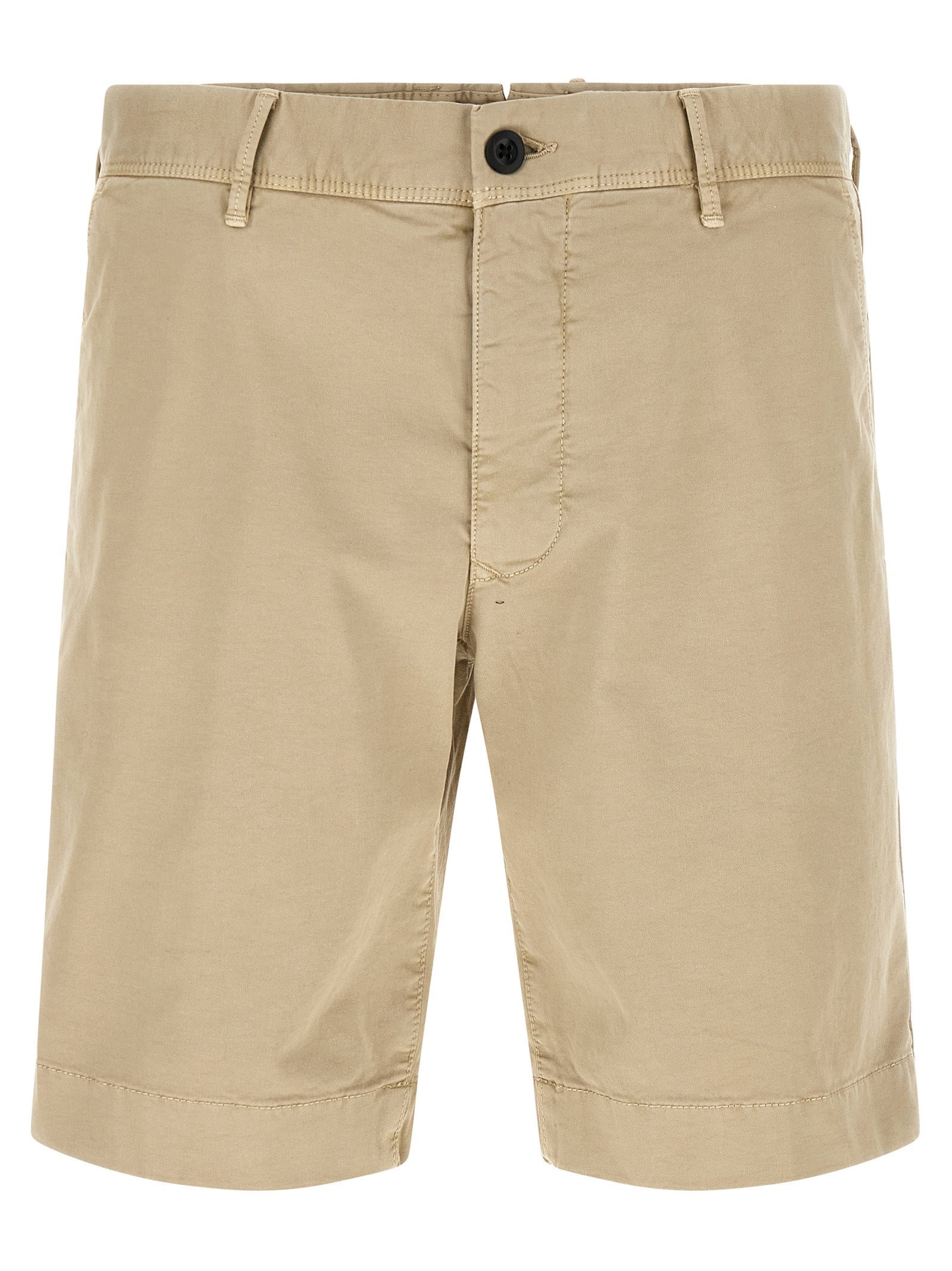 Incotex Beige Cotton Bermuda Shorts