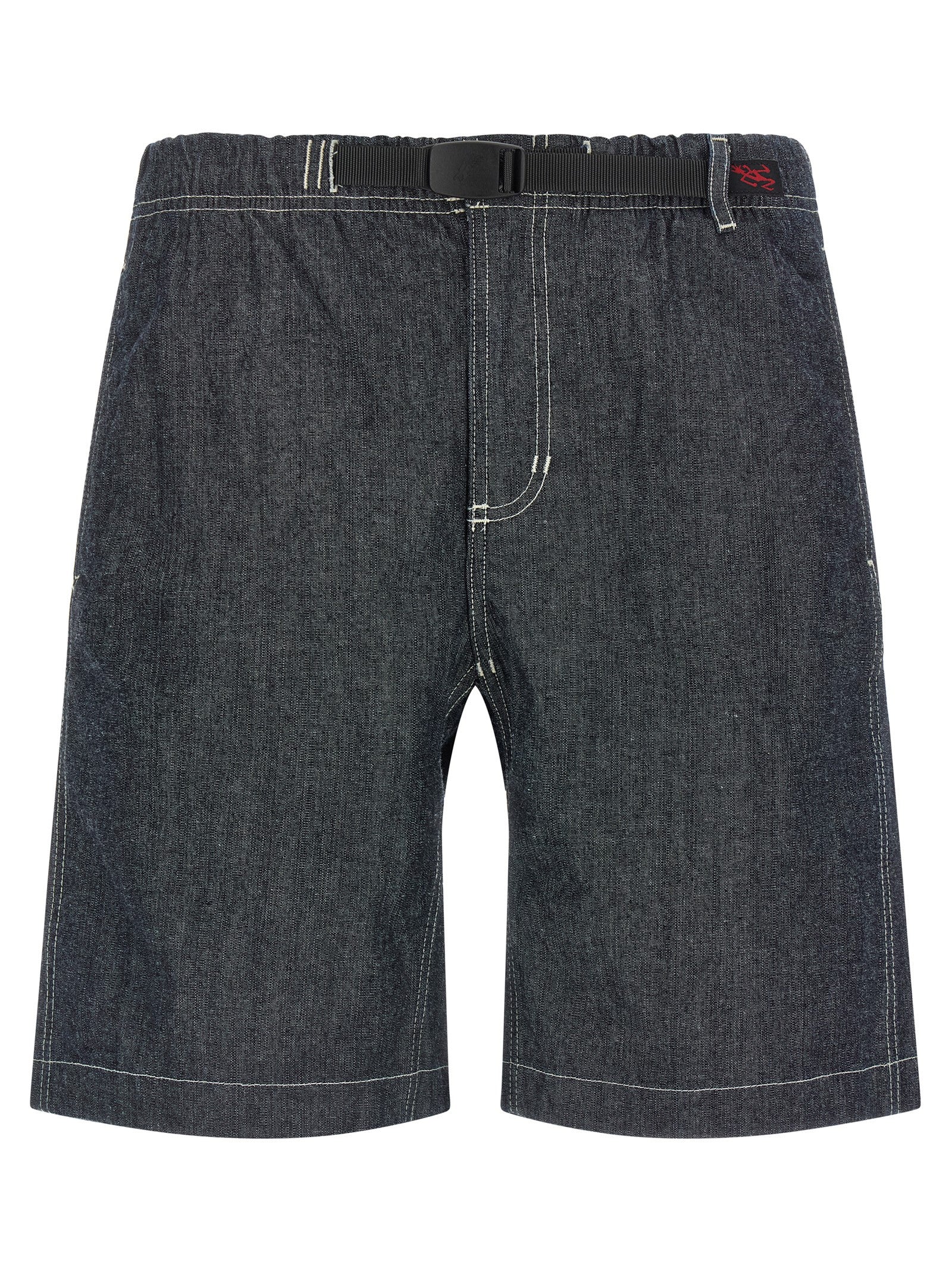 Gramicci Blue Cotton Bermuda Shorts