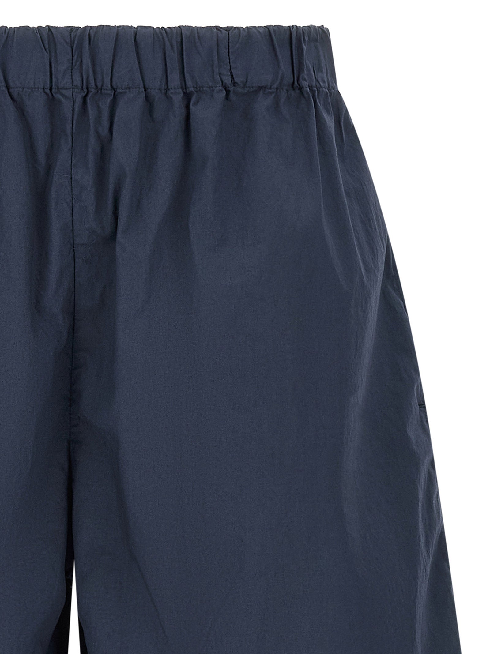 XACUS Blue Cotton Bermuda Shorts