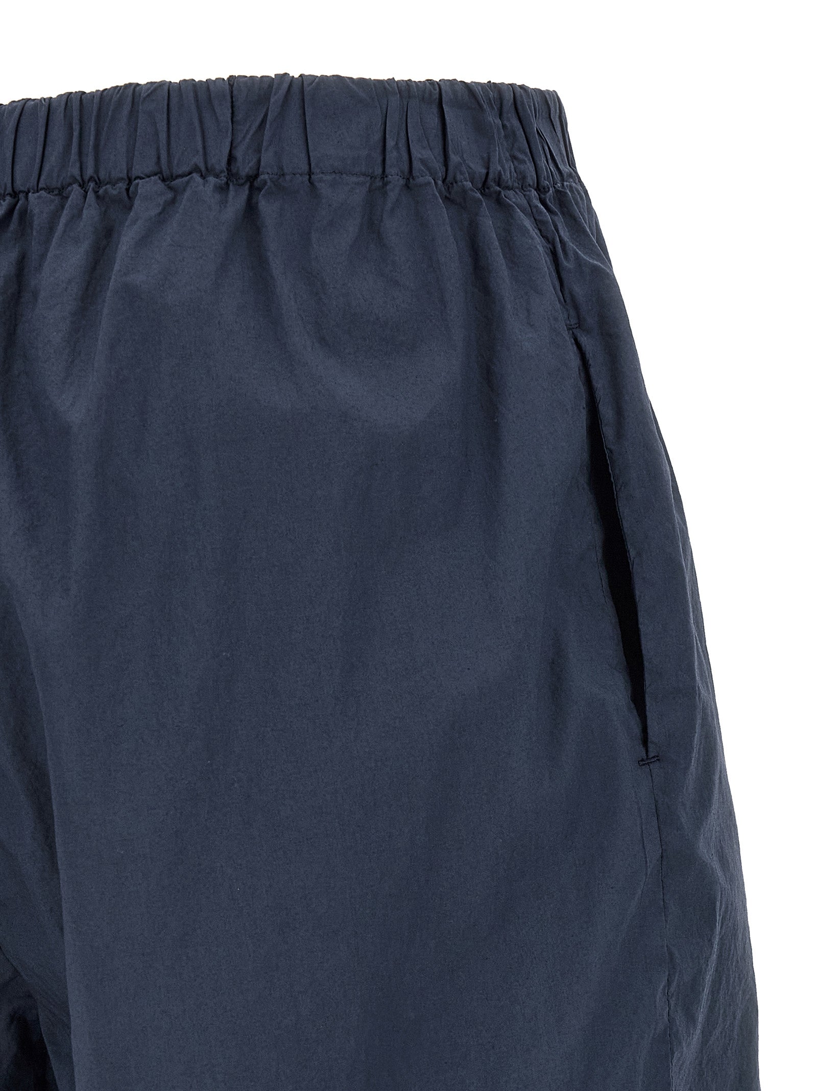 XACUS Blue Cotton Bermuda Shorts