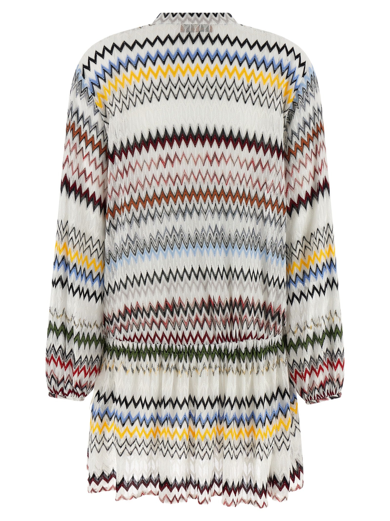 Missoni White Viscose Short Dress