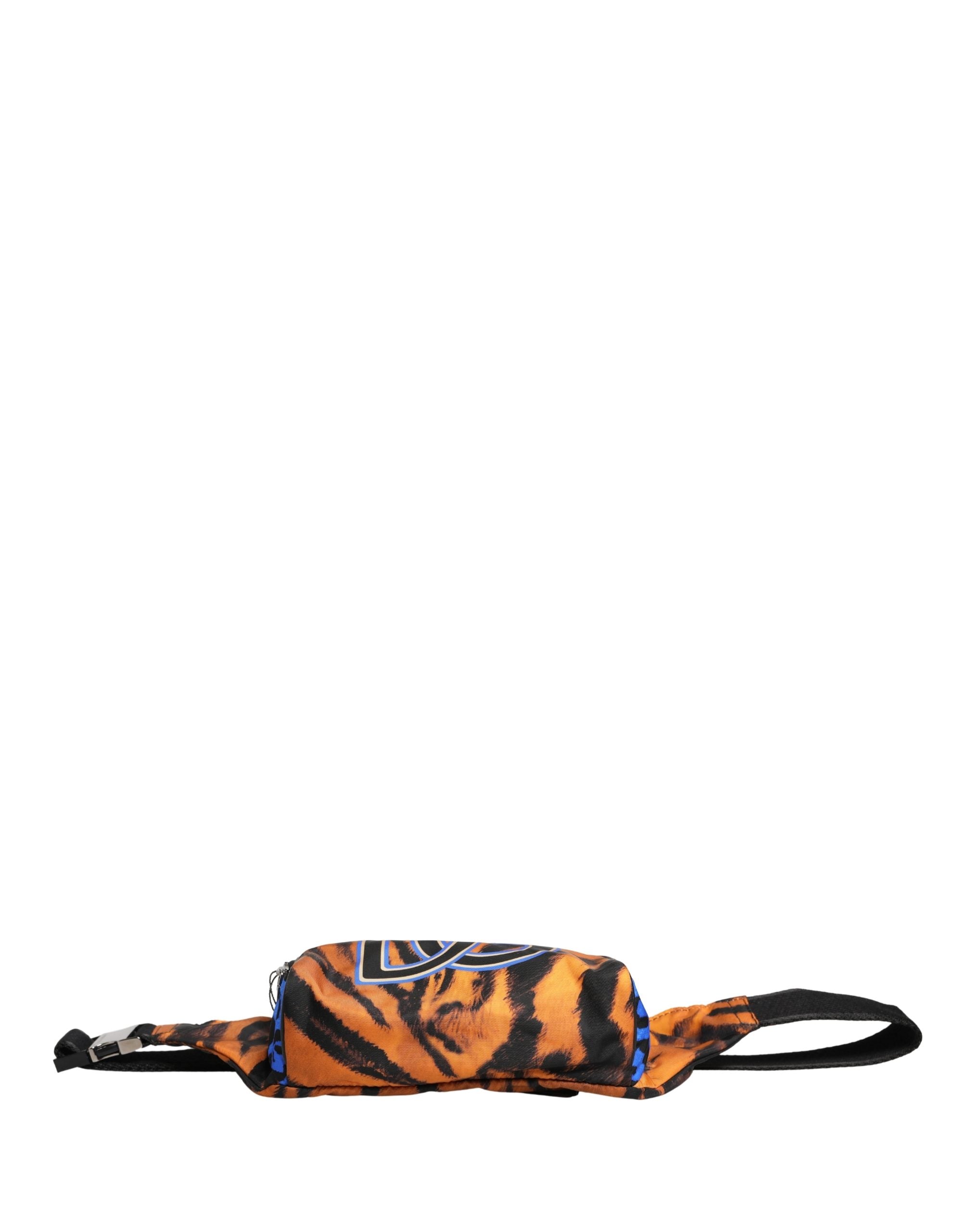 Dolce & Gabbana Brown Tiger Print Nylon Fanny Waist Pack Borse Men Bag
