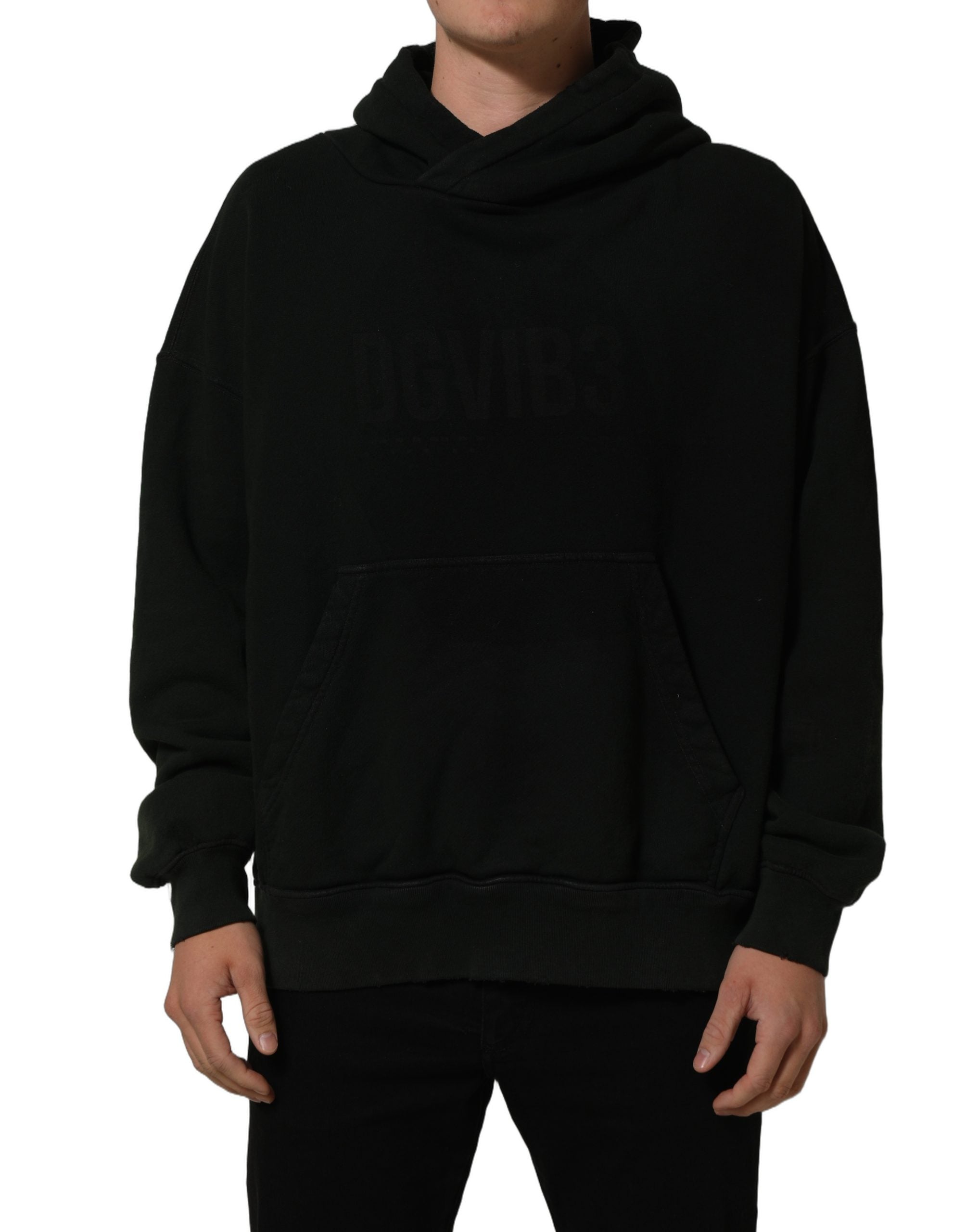 Dolce & Gabbana Black DGVIB3 Hooded Sweatshirt Men Sweater