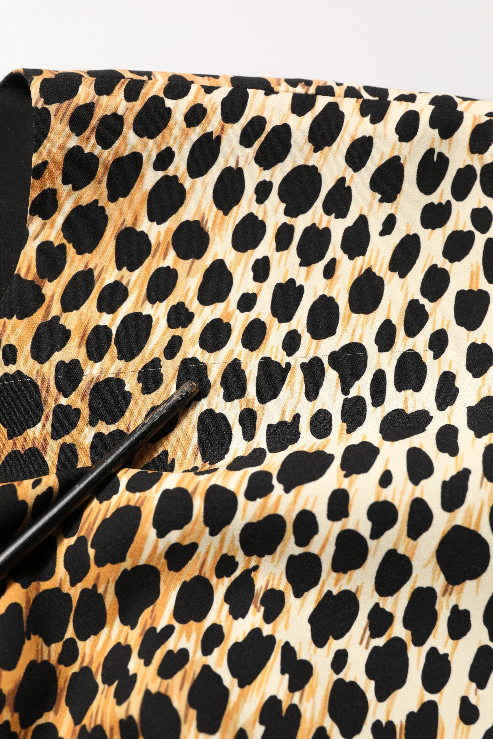Dolce & Gabbana Brown Leopard Print Silk Sheath Midi Dress