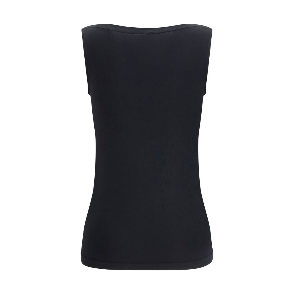 Wolford Black Modal Sleeveles T-Shirt