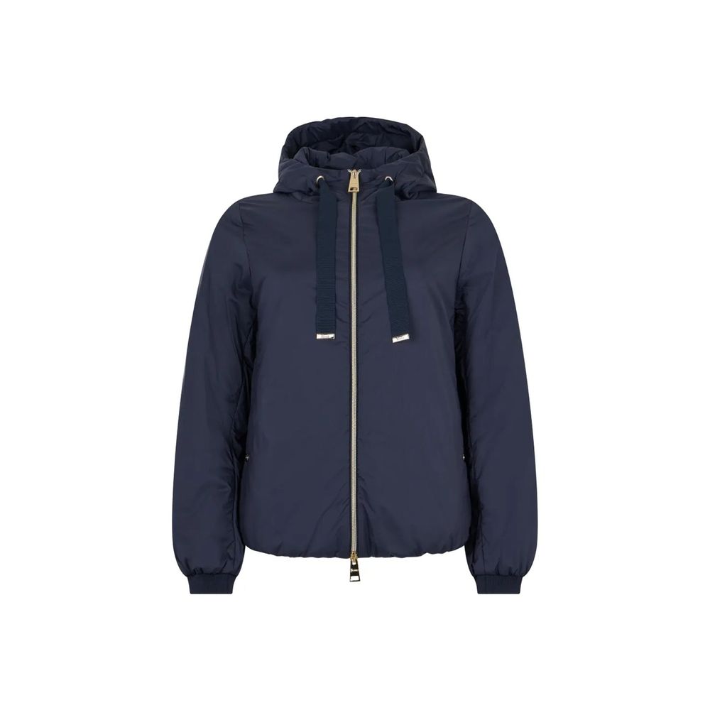 Herno Blue Polyamide Full-Length Jacket