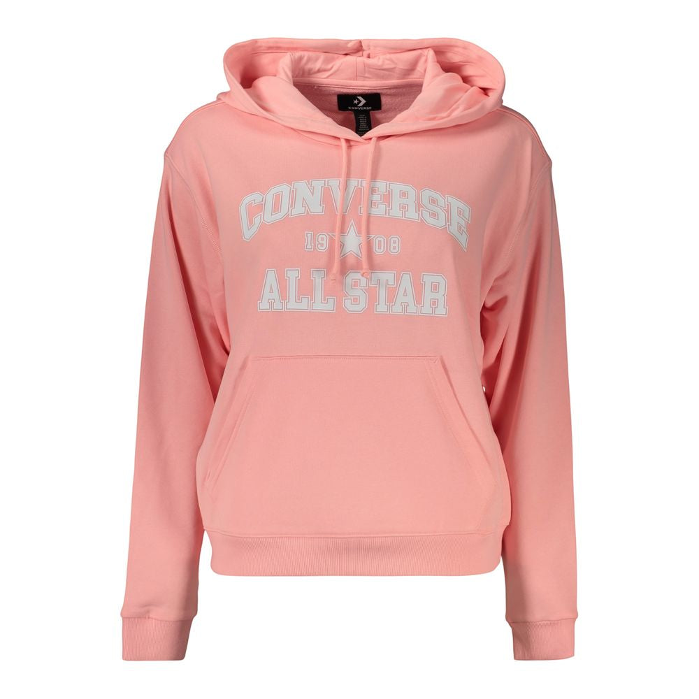 Converse Pink Cotton Women's Sweatshirt