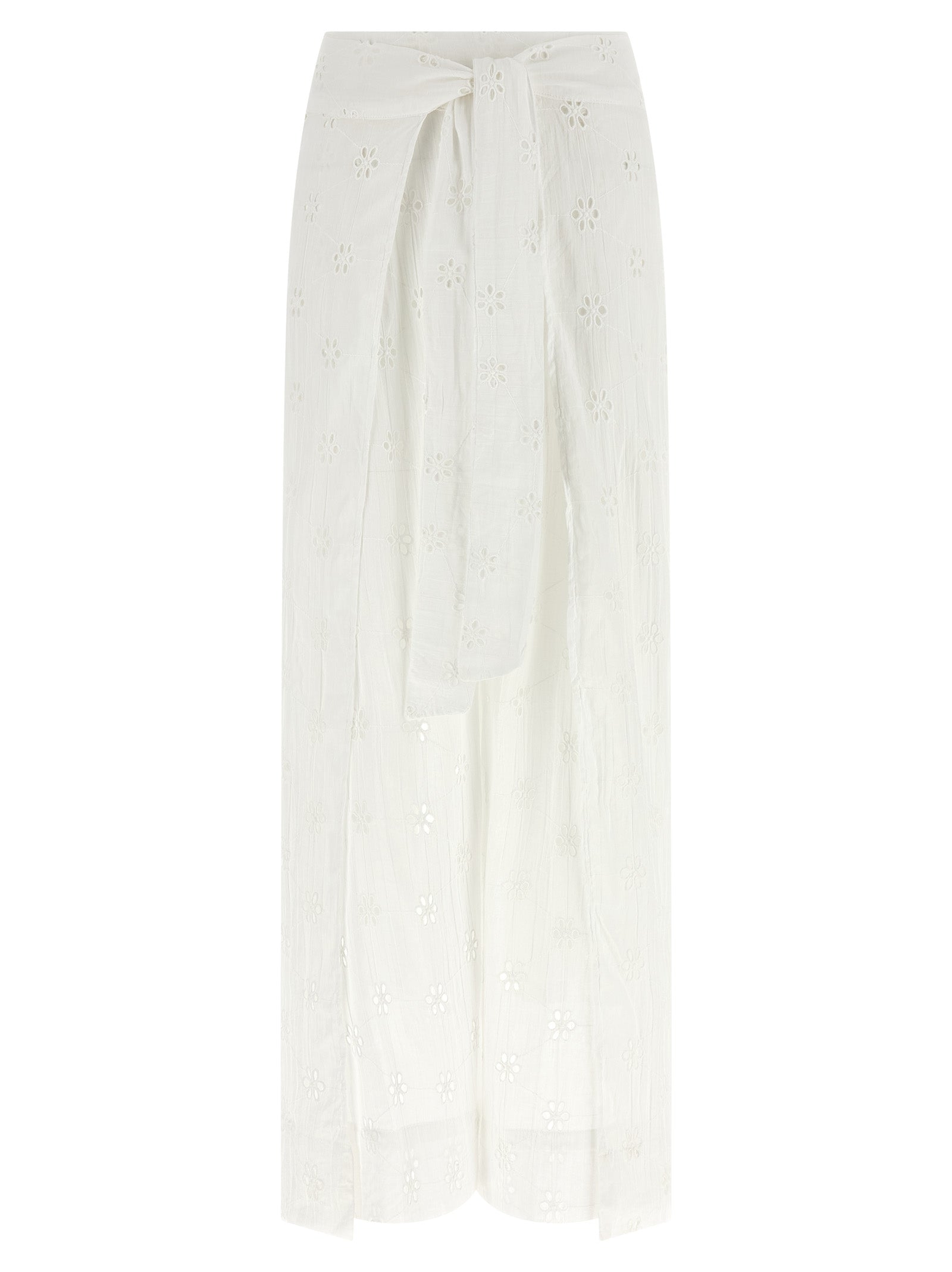 Polo Ralph Lauren White Cotton Casual Pants
