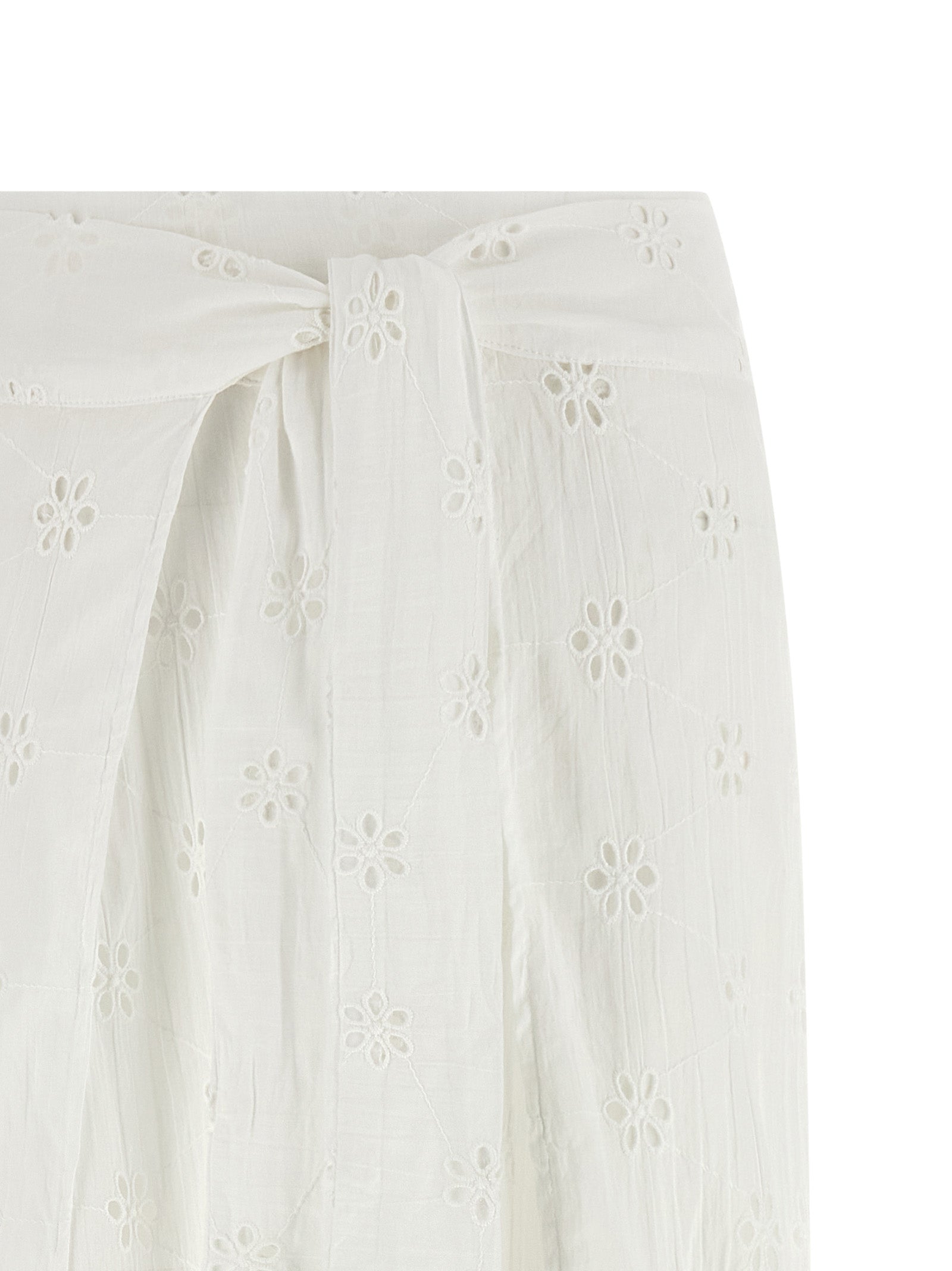 Polo Ralph Lauren White Cotton Casual Pants