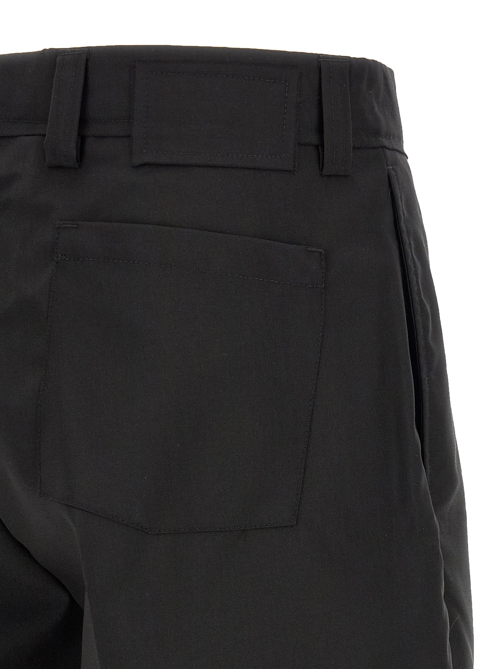 MFPEN Black Wool Bermuda Shorts