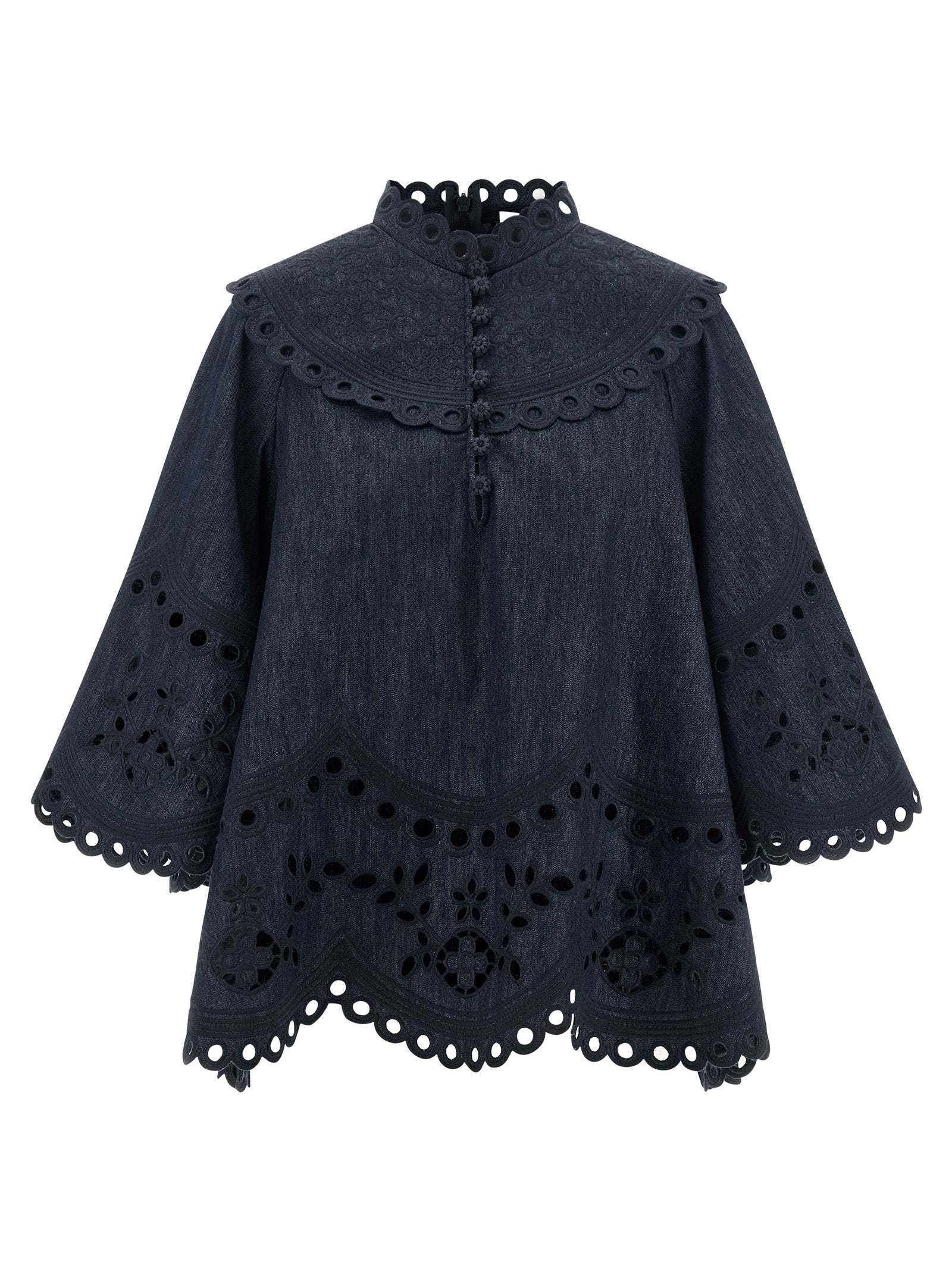 Zimmermann Blue Cotton Blouse
