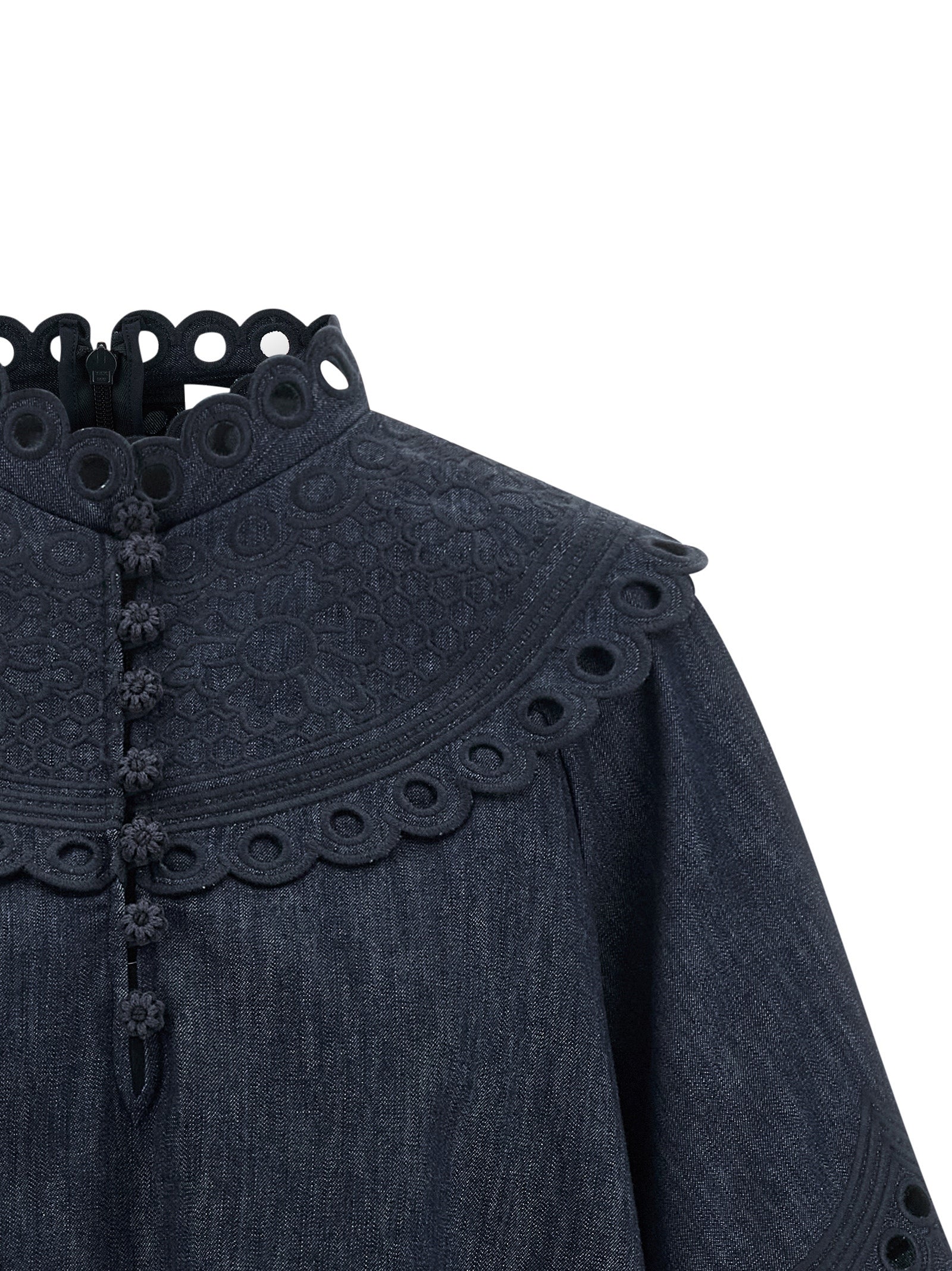 Zimmermann Blue Cotton Blouse