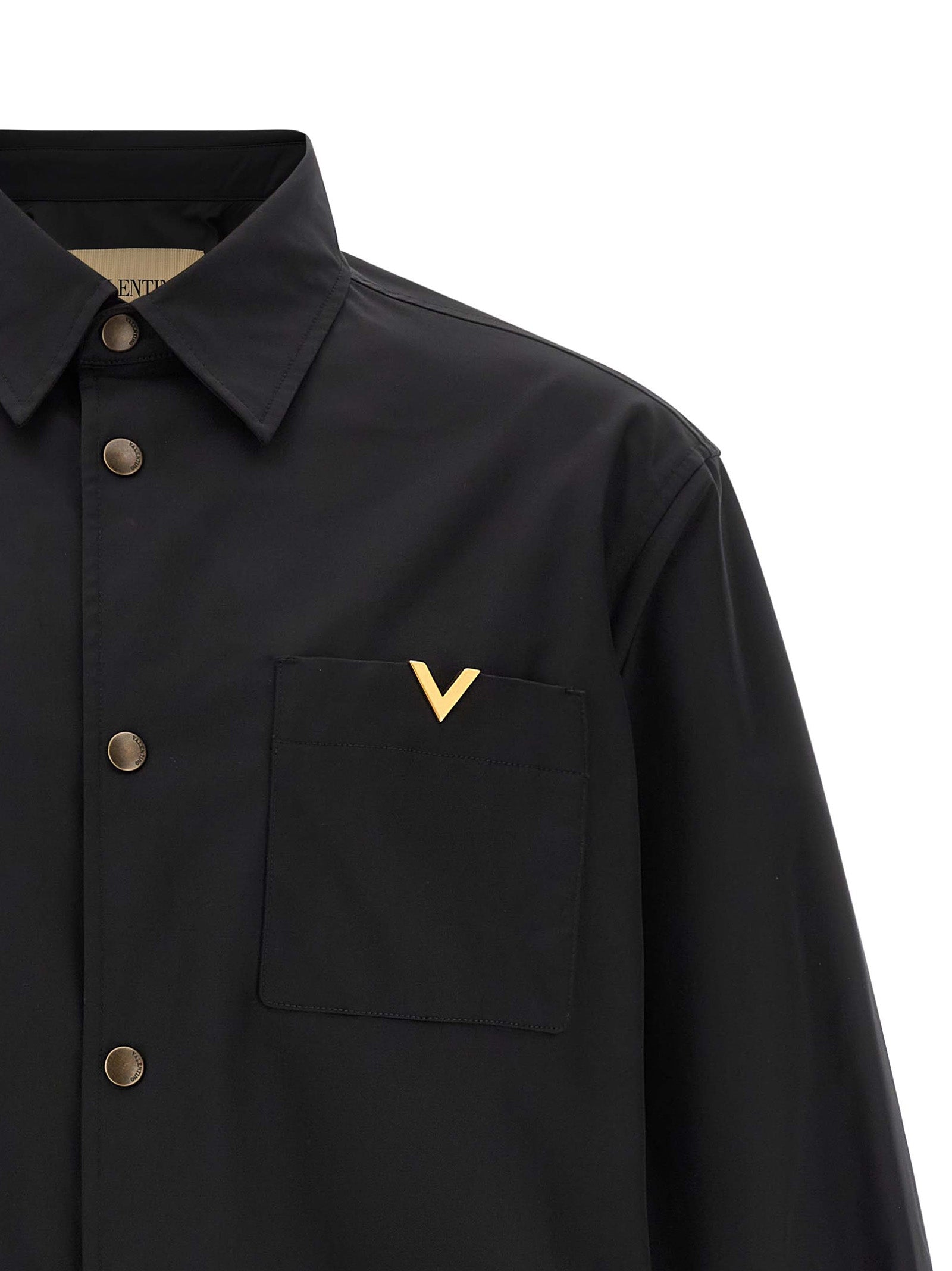 Valentino Garavani Black Polyester Jacket