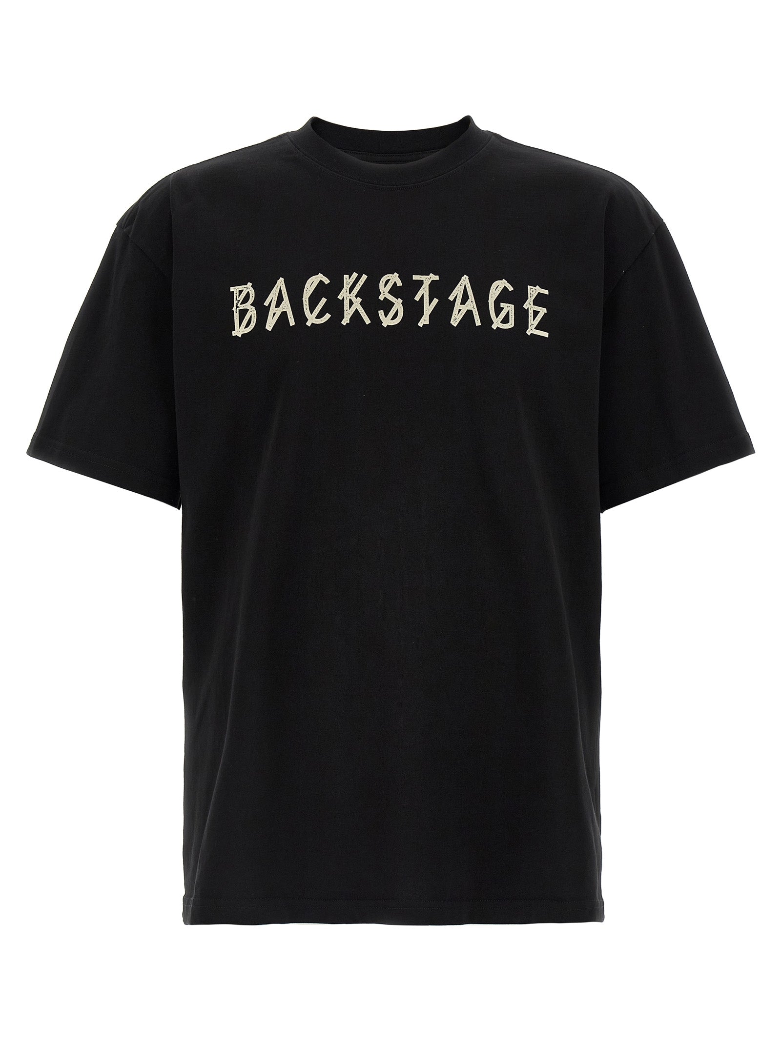 44 Label Group Black Cotton T-Shirt