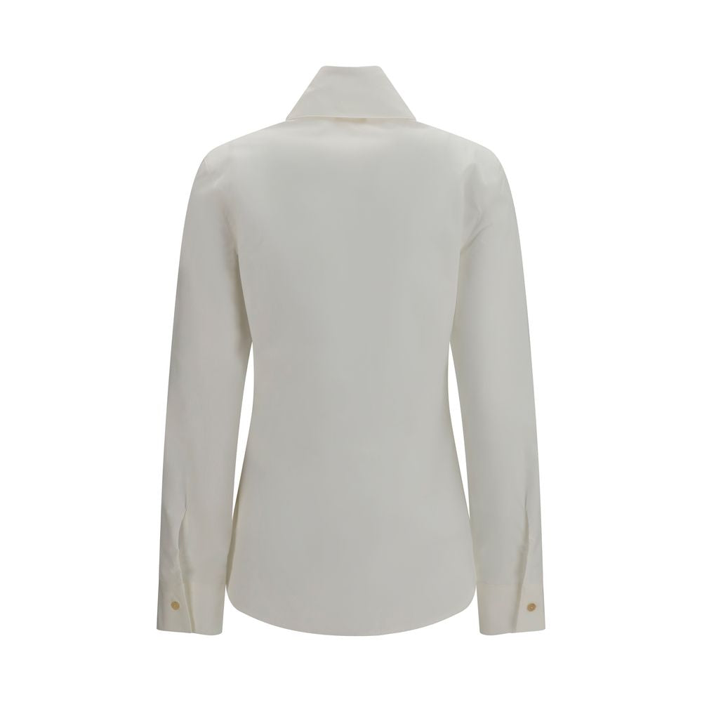 Khaite White Cotton Dress Shirt