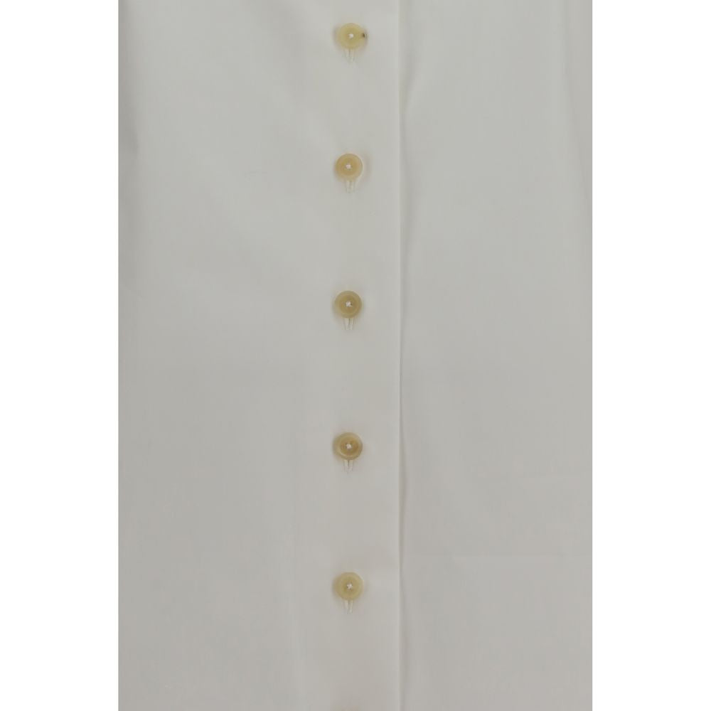 Khaite White Cotton Dress Shirt